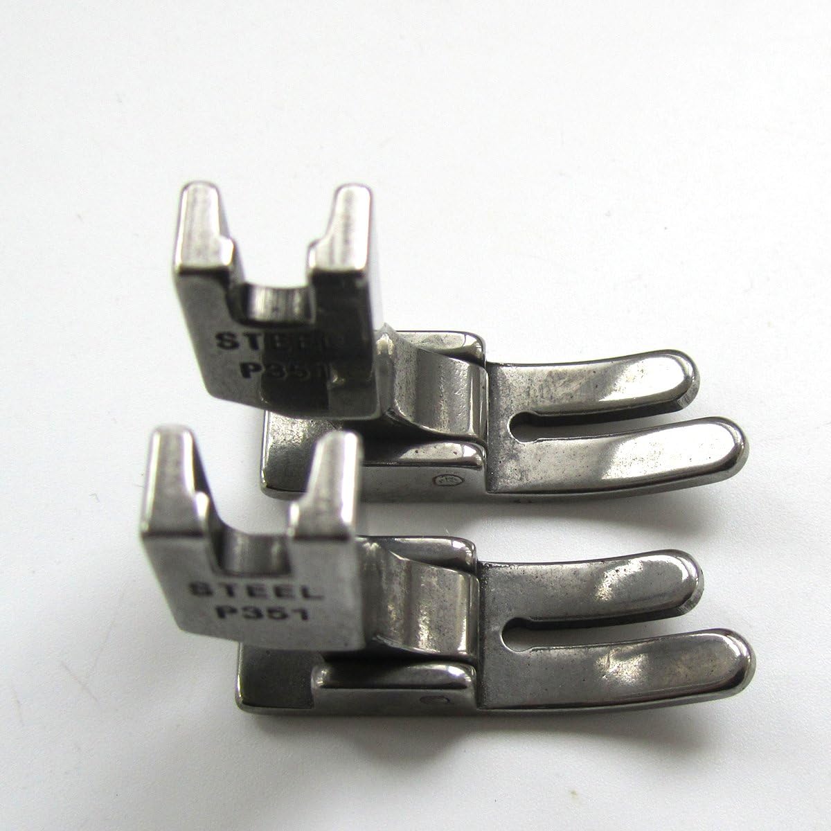 CKPSMS Brand - #P351=52427 2PCS Industrial Sewing Machine Hinged Regular Presser Foot with Extended Heel (2PCS)