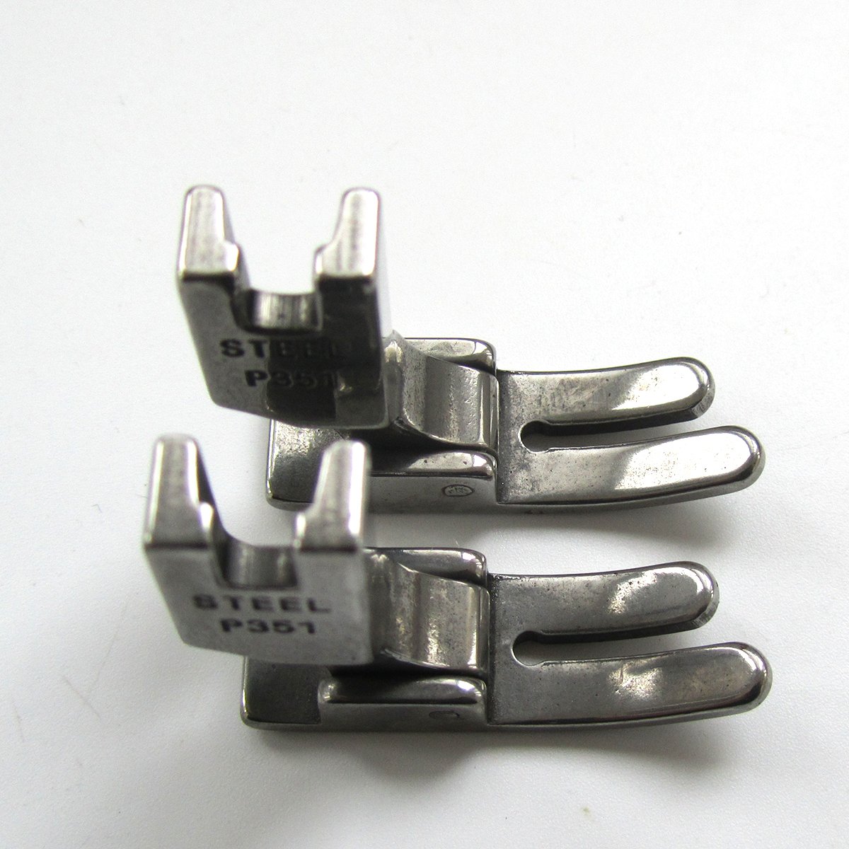 CKPSMS Brand - #P351=52427 2PCS Industrial Sewing Machine Hinged Regular Presser Foot with Extended Heel (2PCS)