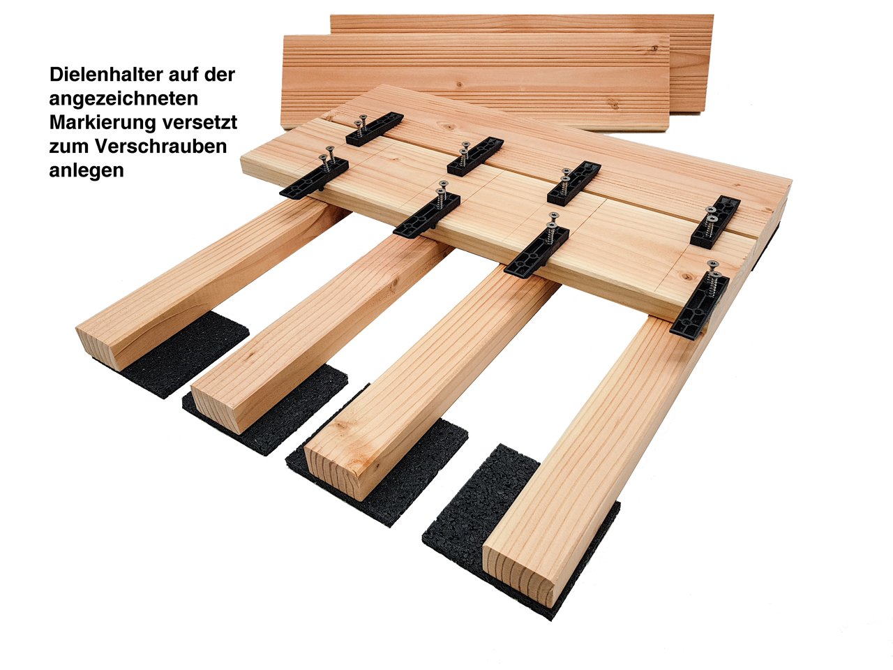 My Plast Entretoises de terrasse - 750 supports sans vis