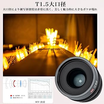 Amazon.co.jp: VILTROX シネマレンズ Sony Eレンズ S 33mm T1.5