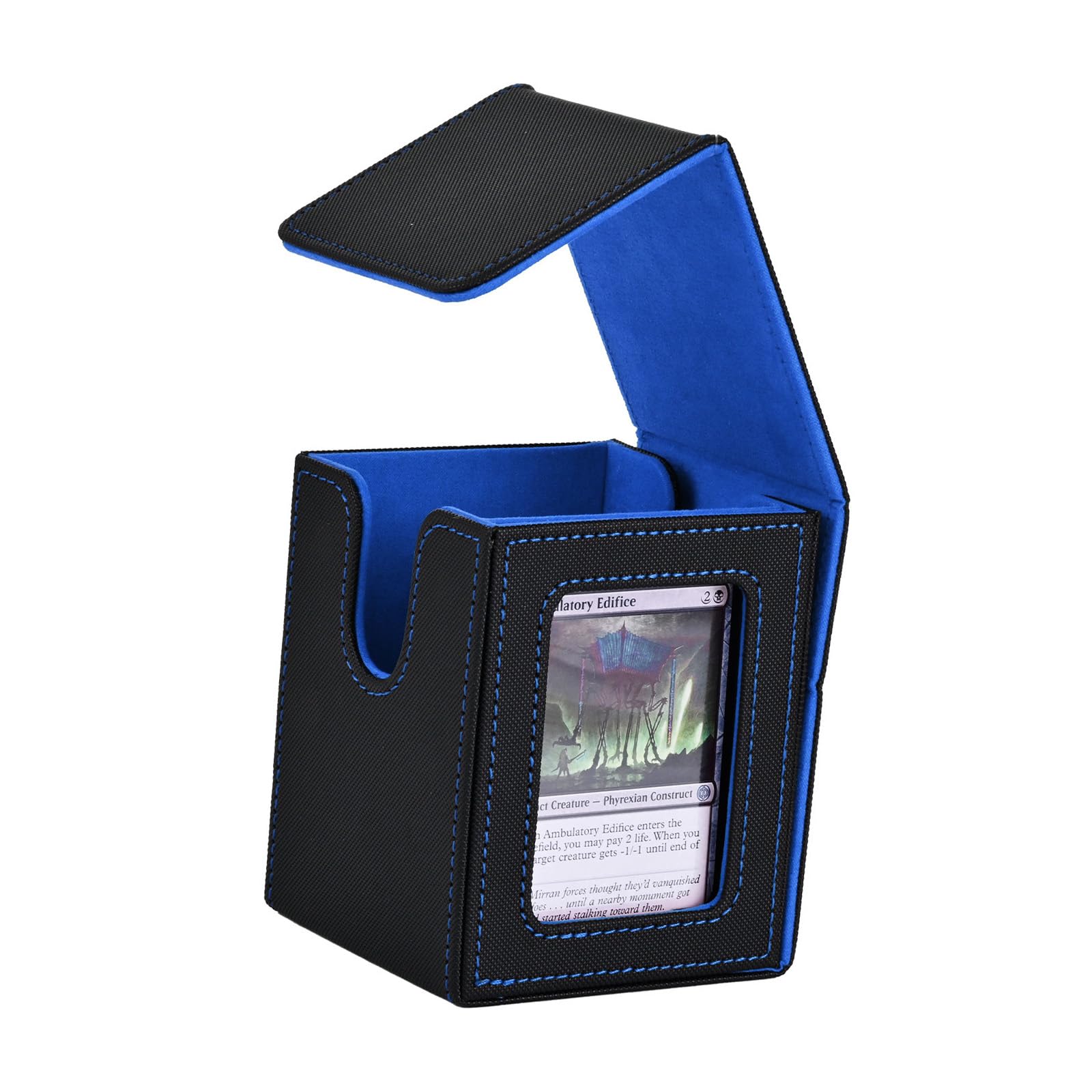 JIAPIKA Space Saving Strategic Set Keeper Boasts Vertical Layout and Consistent Fastening for Arranged Game Items Card Sleeve Storage Card Holder Featuring Clear Panel
