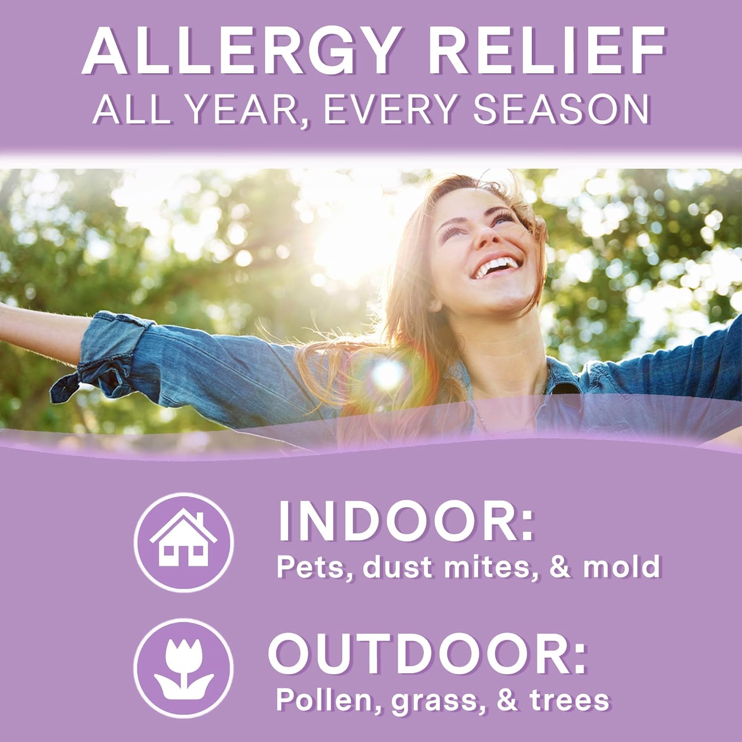 Curist Fexofenadine Hydrochloride 180mg (200 Tablets) Non Drowsy Allergy Medication - 24 Hour All Day Allergy Relief Tablets for Runny Nose, Itchy Eyes and Throat - Hay & Cedar Fever (200 Tablets) - Image 2