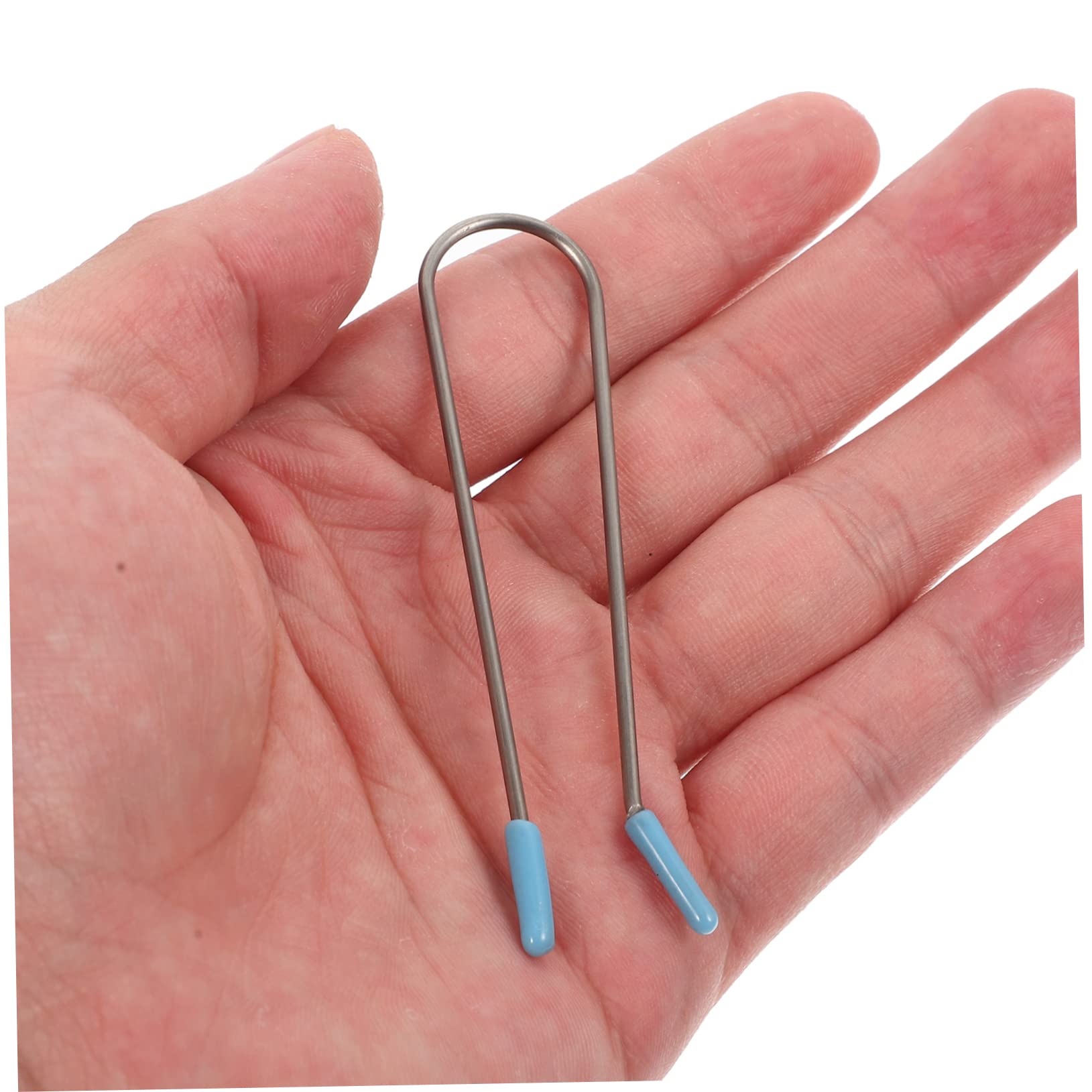 Beaupretty 100piezas Clips De Repuesto Para Rizador De Calor De Clips De Inoxidable Flexibles Para Estilizado Casa y Salones Herramientas De Peinado Para Cabello Elegante y Duradero