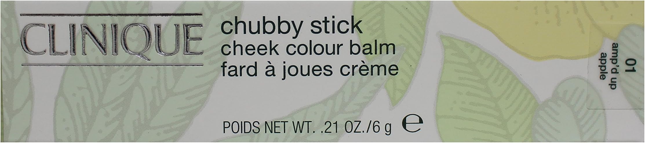 Clinique Chubby Stick Cheek Color Balm for Women, Amp'd Up Apple, 0.21 Ounce