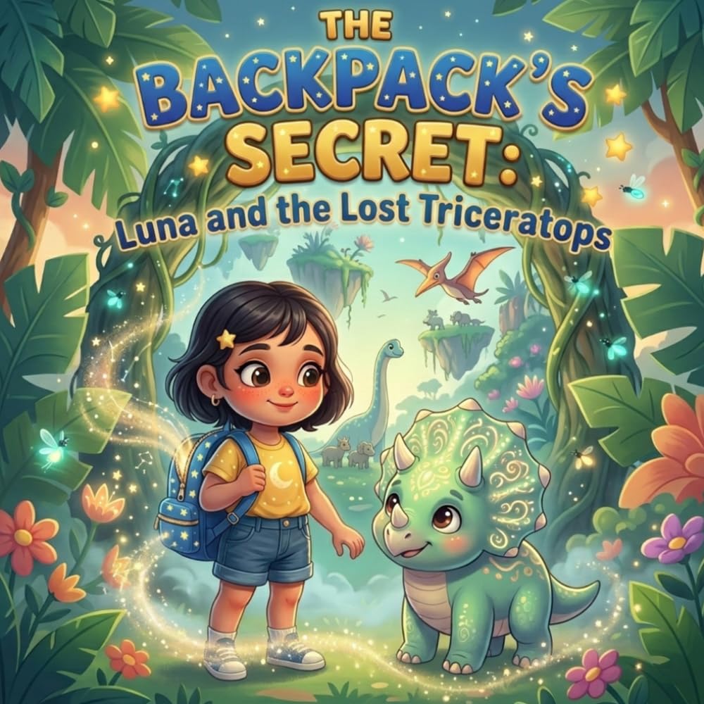 The Backpack’s Secret: Luna and the Lost Triceratops