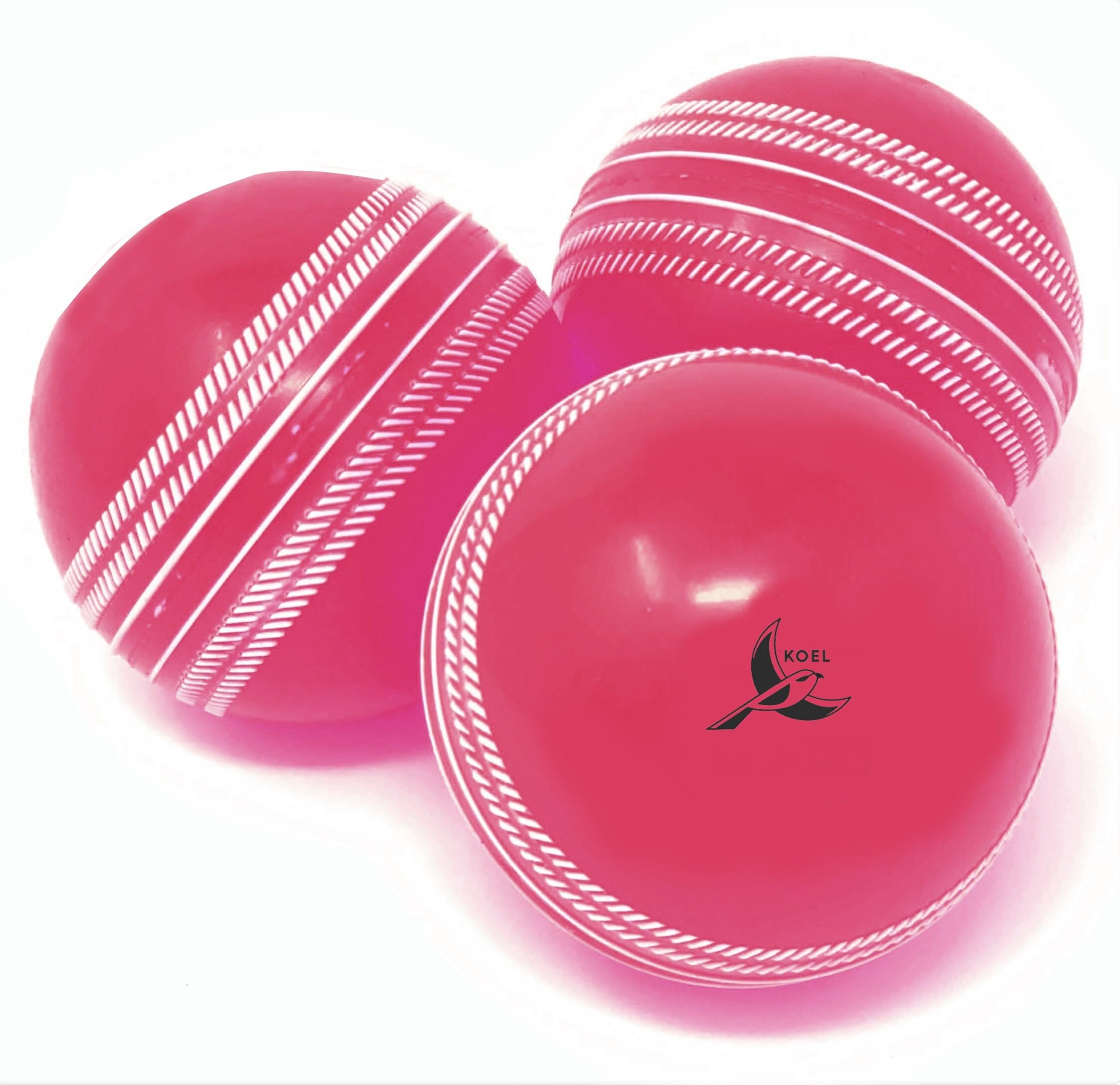 KOEL i10 Hard Wind Ball|| Cricket Synthetic Ball (Pack of 3) (Orange)-picture-30