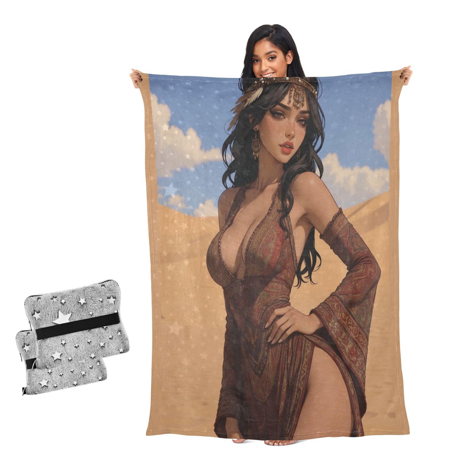Manta suave para sofá de estilo bohemio para salón gitano
