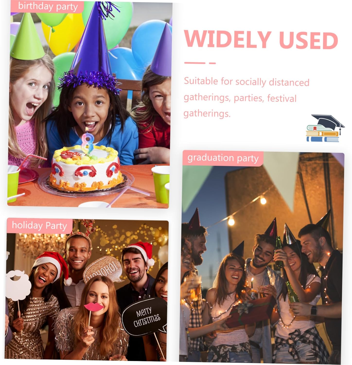 Shaped for Birthday Parties Design Fun Decor for Celebrations and Themed Events for Boys and Girls and Teens