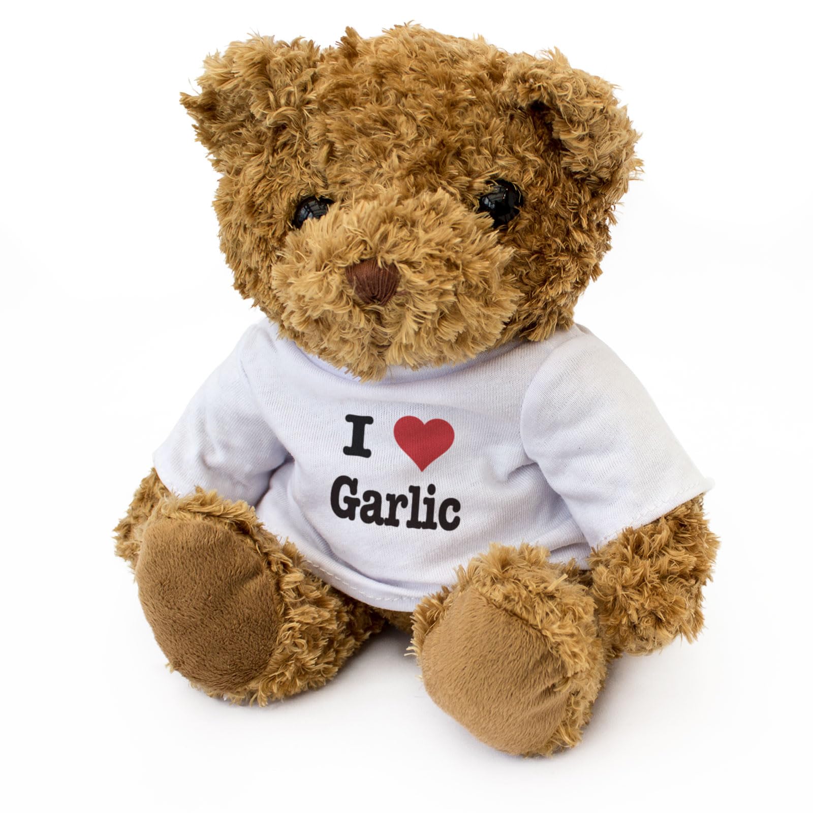 Big Red Egg I LOVE GARLIC - Teddy Bear - Cute Soft Cuddly Adorable