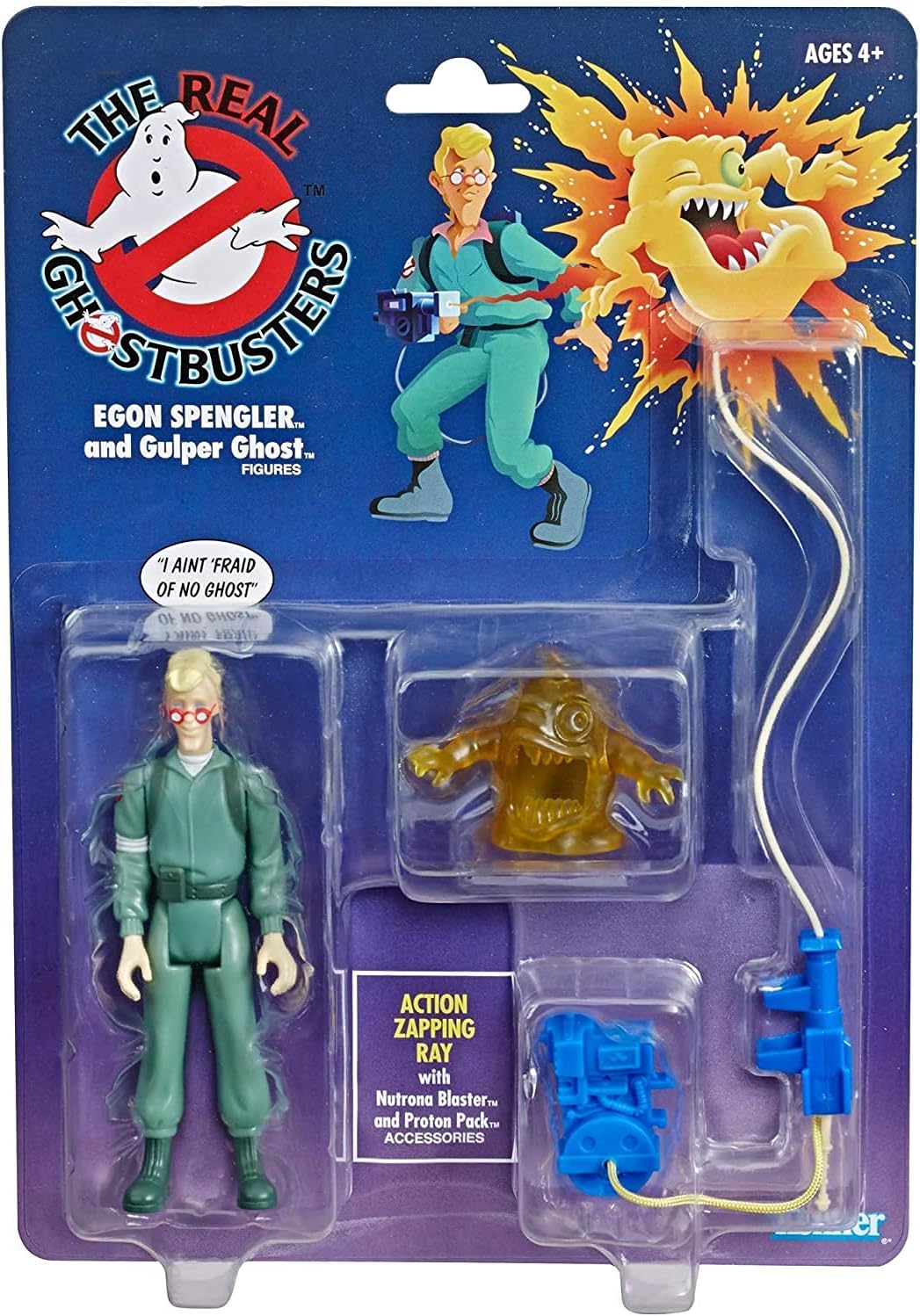 The Real Ghostbusters Retro Figure - Egon Spengler and Gulper Ghost - WYGC