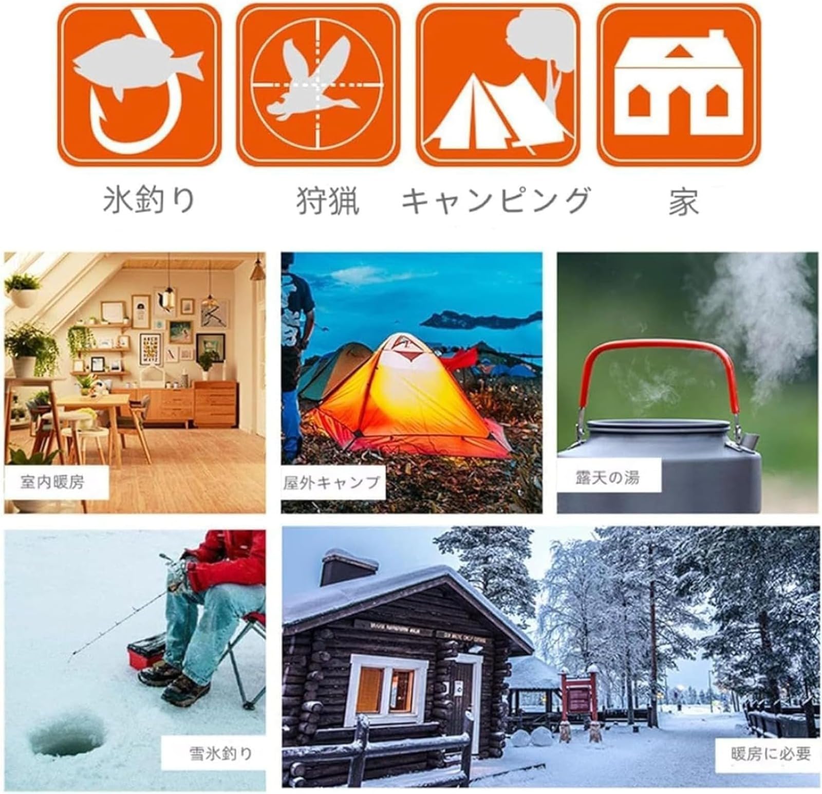Amazon | カセットガスストーブ ポータブルガスヒーター カセットガス