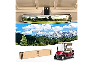 EZ-GO Golf Cart Mirrors - Panoramic Rearview Vision