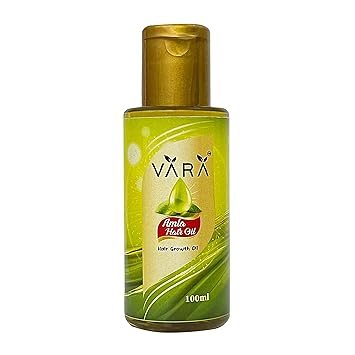VARA Amla Hair Oil 100ml With Goodness of Hibiscus, Avocado, Vetiver, Onion, Curry Leaves, Fenugrek & Castor, 100ml