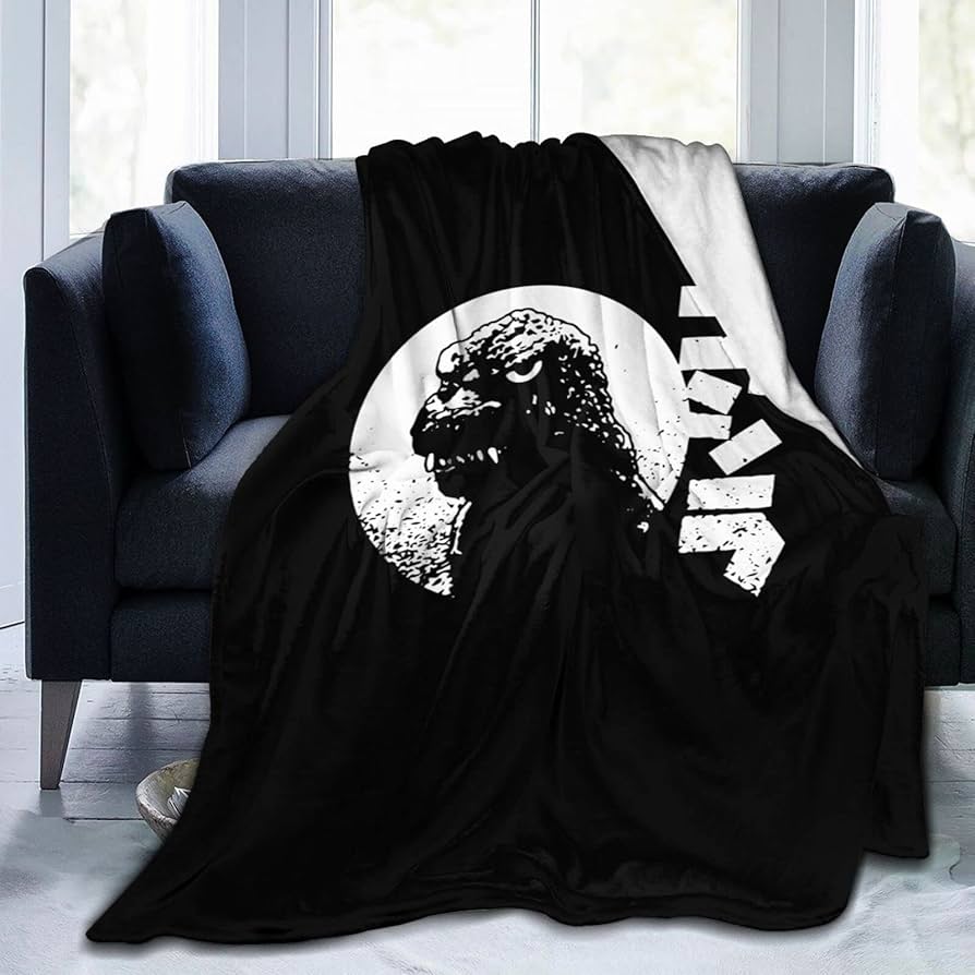 Amazon｜毛布 ブランケット ゴジラ 怪獣王 ひざ掛け blanket 掛け毛布