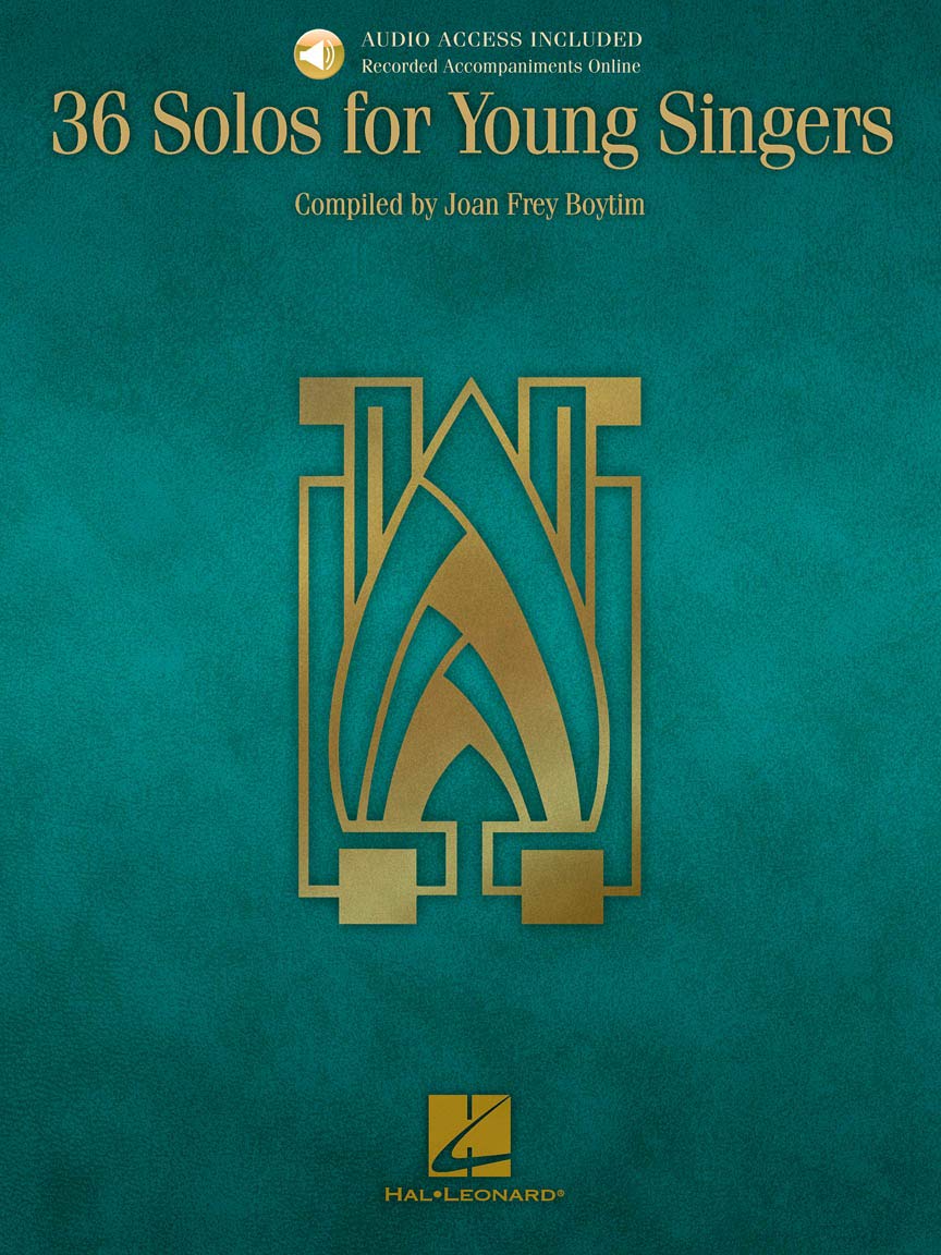 36 Solos for Young Singers - Vocal Sheet Music Collection | Beginner and Intermediate Voice Songbook | Includes Online Audio Accompaniments | Hal Leonard Music Book for Contest Solos and Practice