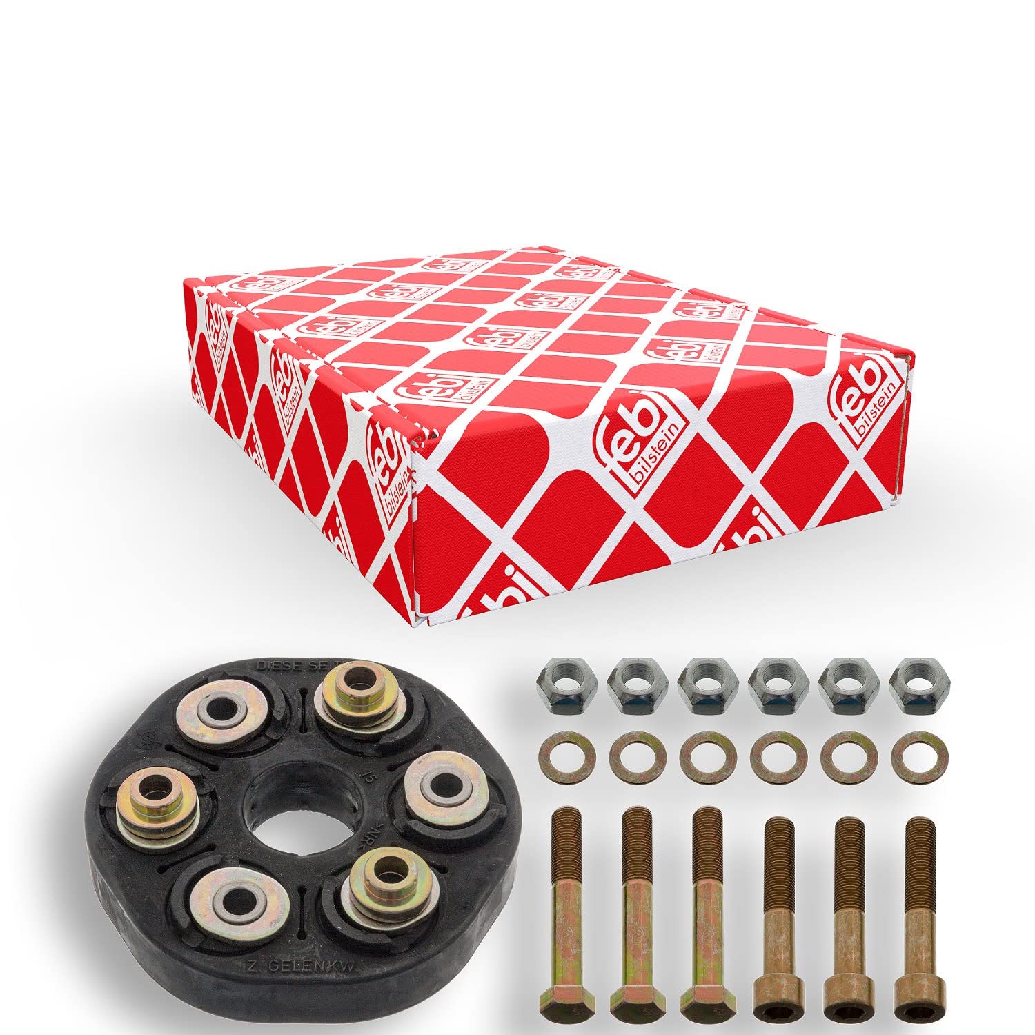 febi bilstein 03585 zestaw tarcz przegubowych do wału kardana, 1 sztuka