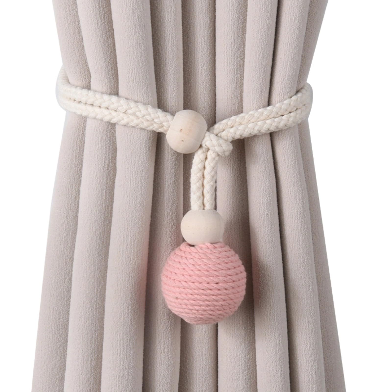Wegiwuca Curtain Tiebacks, Curtain Tie Backs for Curtains Drape Tieback Holders Cord Decorative Curtains Holdbacks for Home Braided Tiebacks for Drapes