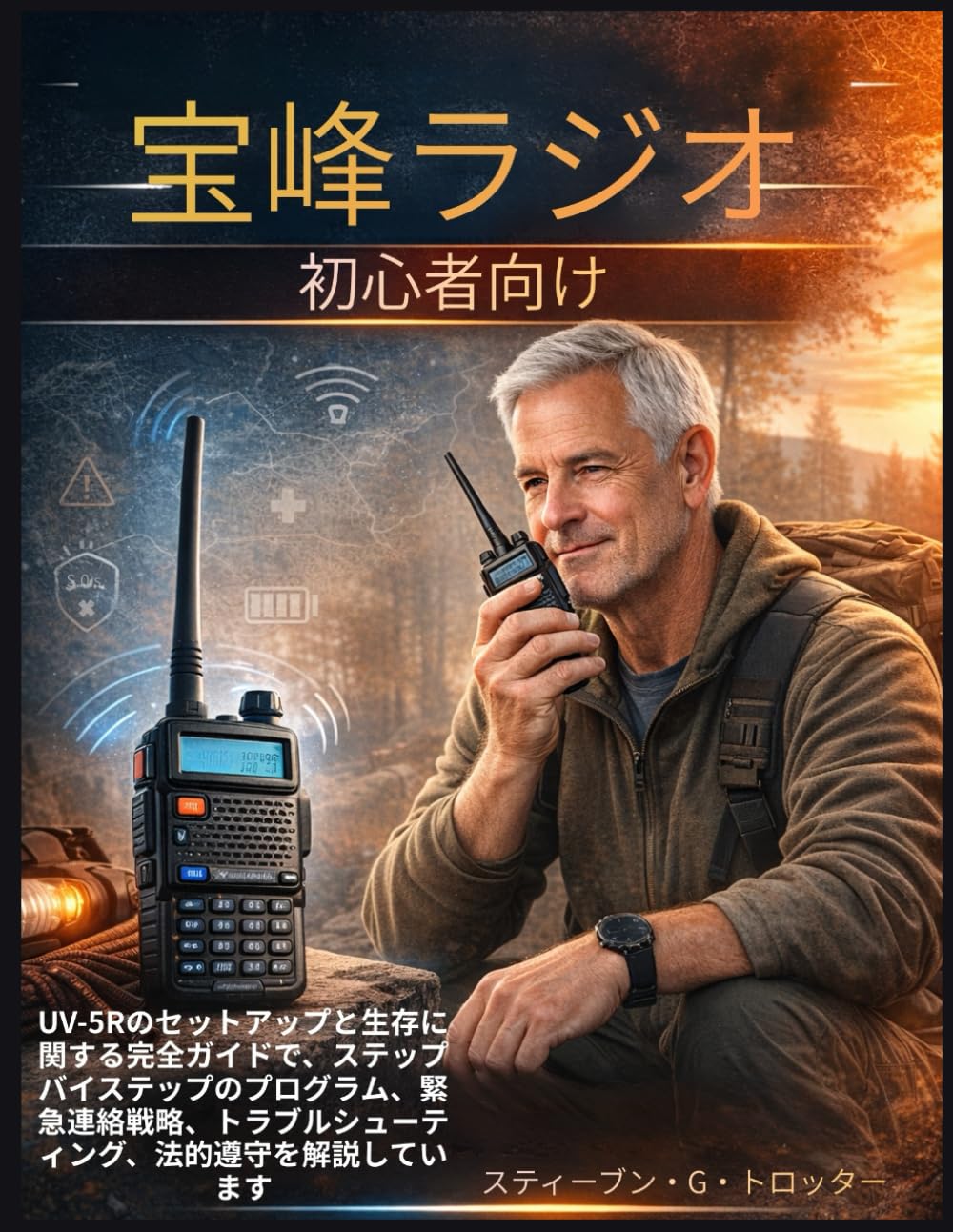 宝峰ラジオ 初心者向け: UV-5Rのセットアップと生存に関する完全ガイドで、ステップバイステップのプログラム、緊急連絡戦略、トラブルシューティング、法的遵守を解説しています