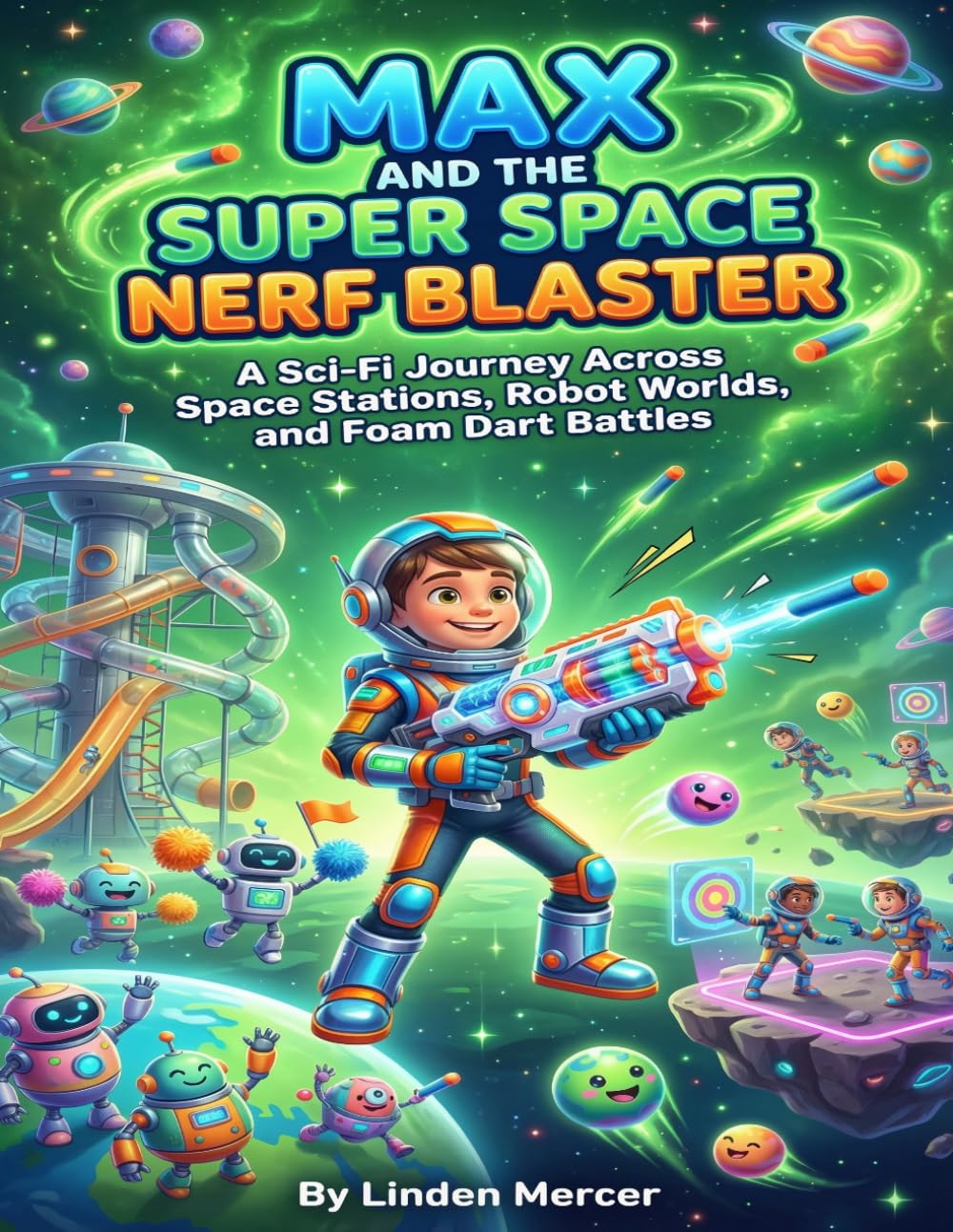 Max and the Super Space Nerf Blaster: A Sci-Fi Journey Across Space Stations, Robot Worlds, and Foam Dart Battles