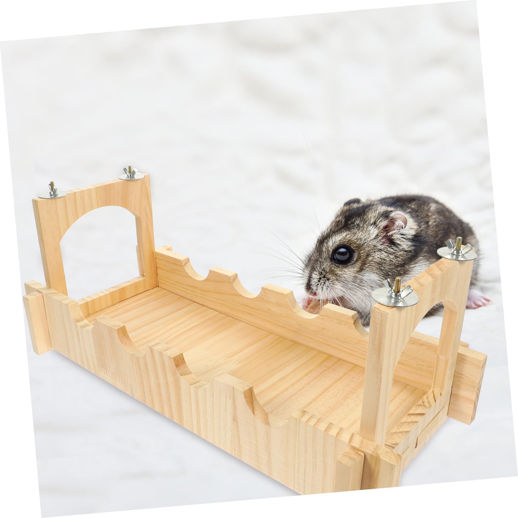 Hamsterkäfig Aus Holz Stabile Tierbrücke Für Kleintiergehege Rattenbrücke Als Tierversteck Geeignet Für Hamsterkäfige Und Meerschweinchengehege