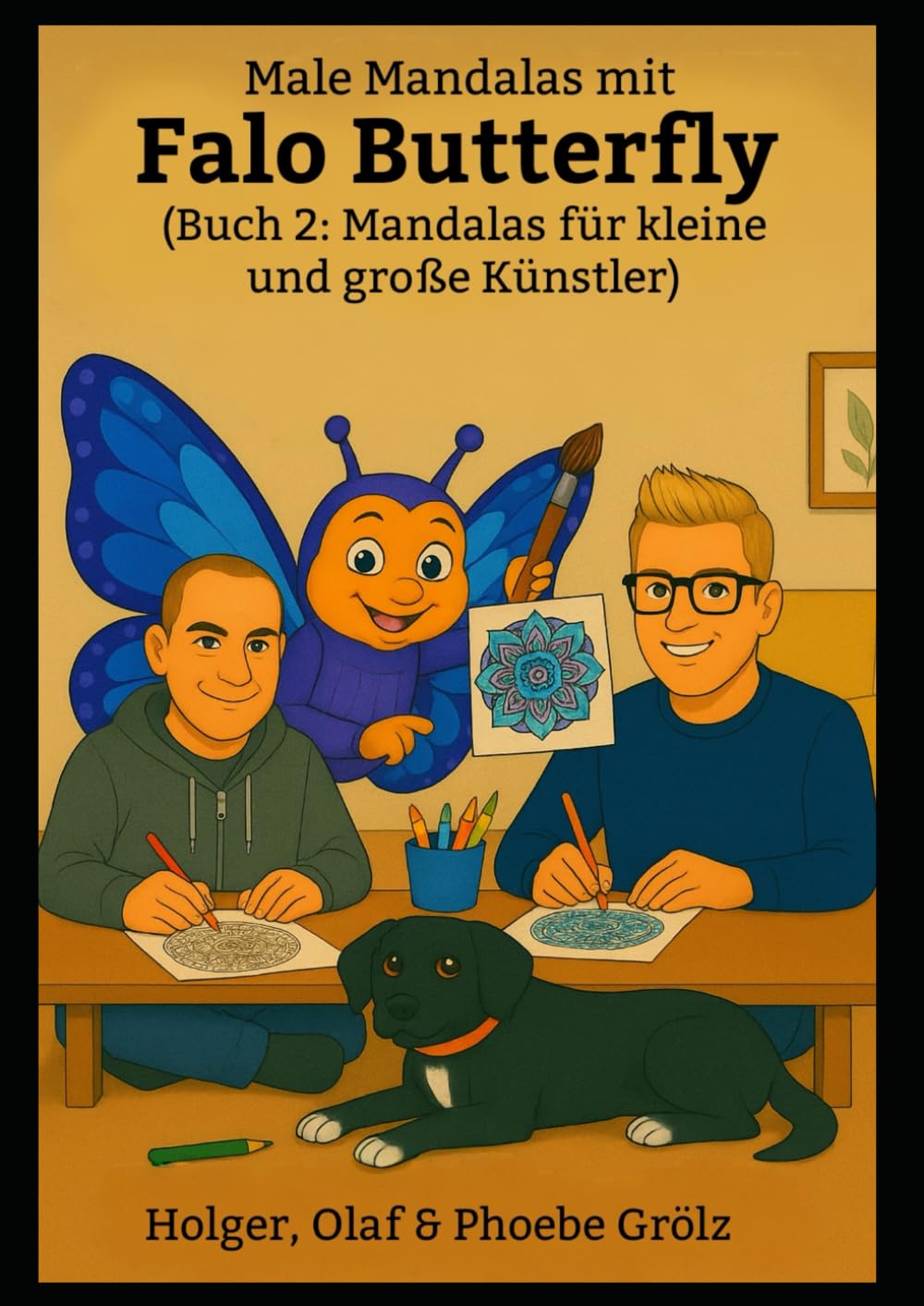 Male Mandalas mit Falo Butterfly: Mandalas für kleine und große Künstler