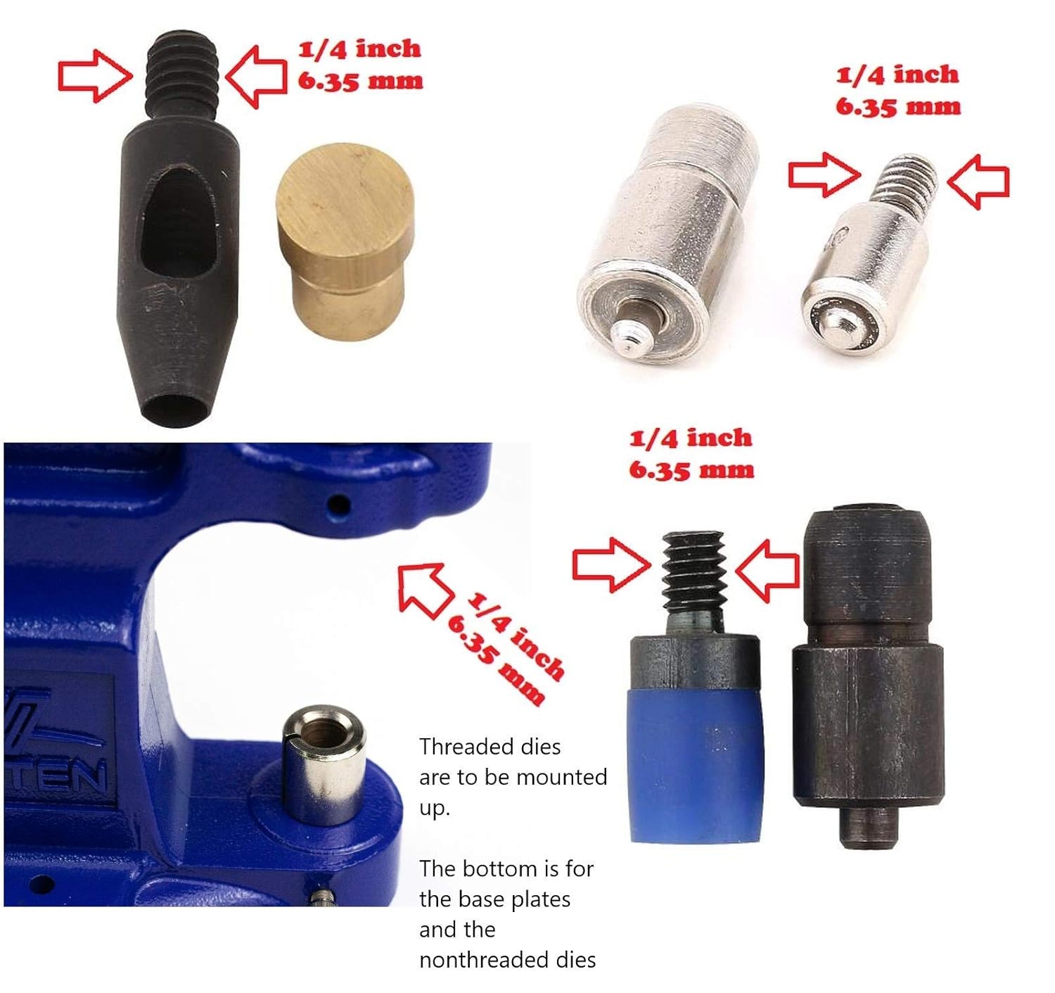 720 Sets 4 Piece 15mm Silver Snap Buttons with Manual Press Machine, Dies, Hole Punch Tool.