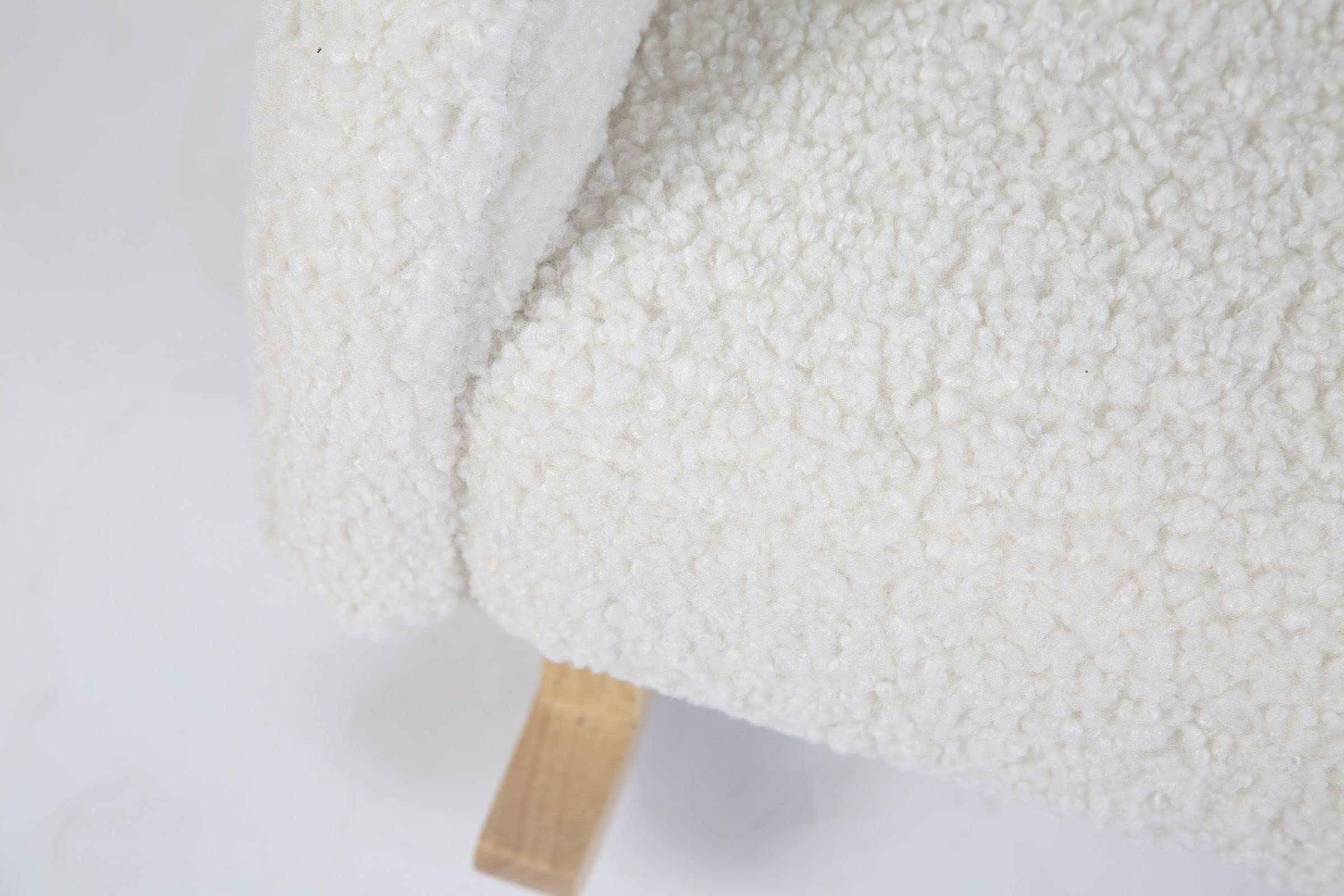 Childhome, Fauteuil À Bascule pour Enfant, Teddy Blanc