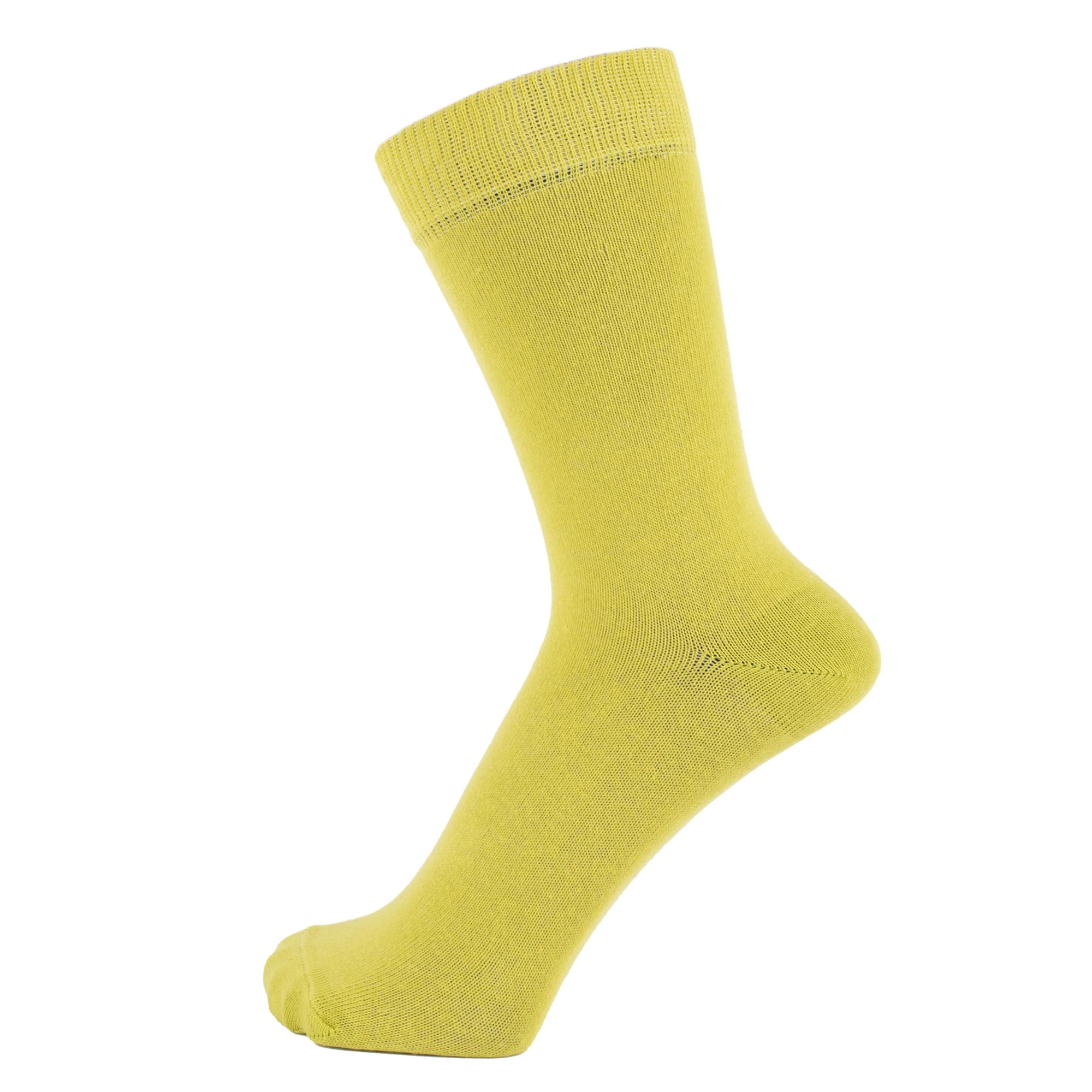 ZAKIRA Finest Combed Cotton Dress Socks in Plain Colours for Men, Women