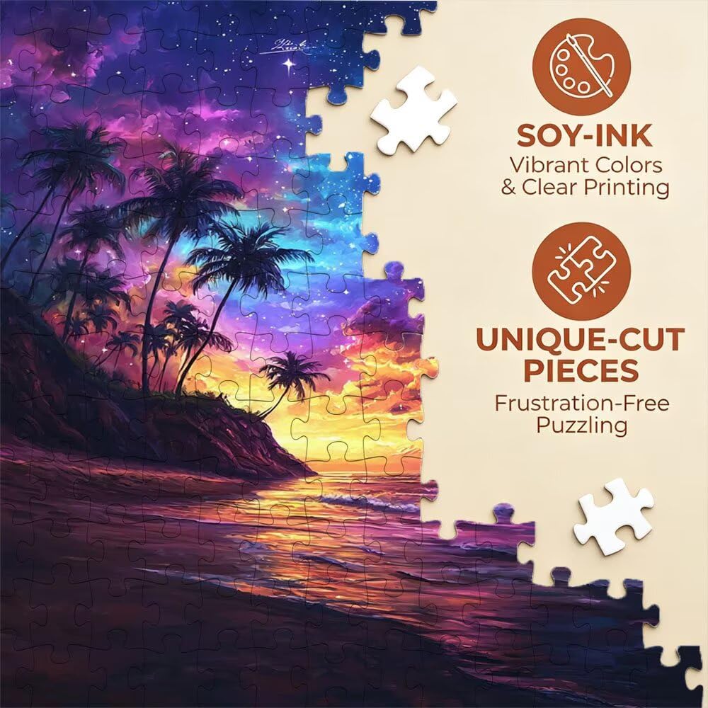 Puzzle 5000 elementów, puzzle dla dorosłych artystyczna plaża sen, puzzle gra, drewniane układanki, niemożliwe klasyczne układanki, do gry edukacyjnej wyzwanie zabawki, układanki rodzinne DX0YL5-702