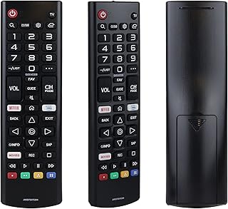 كونترول اكسبيرت جهاز تحكم عن بعد بديل تلفزيون ذكي من ال جي Akb75675304 نتفليكس برايم فيديو متعدد الألوان