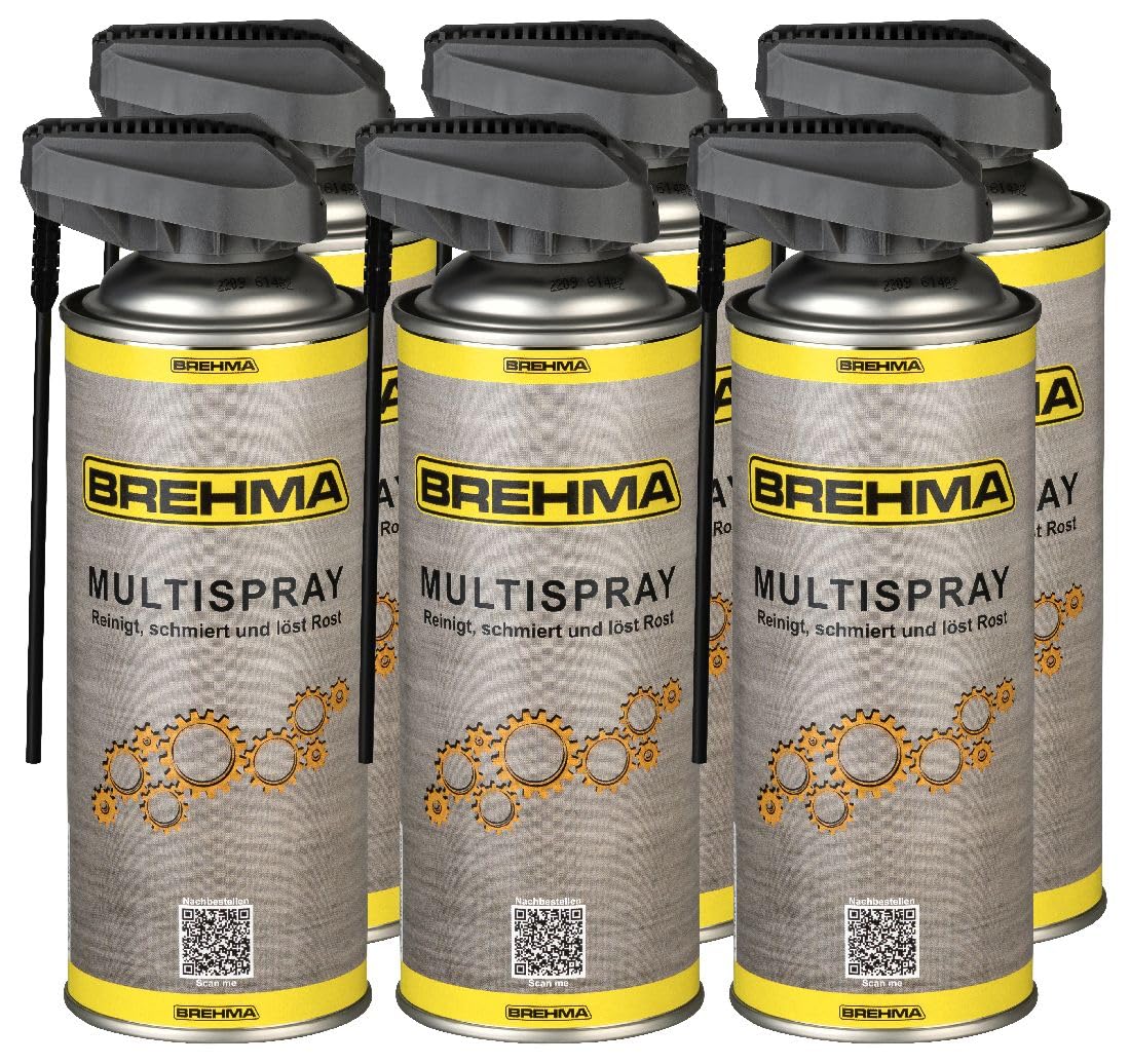 12x BREHMA Cobra Sprühkopf Multispray 400ml Multifunktionsöl Öl Vielzweckspray Kriechöl