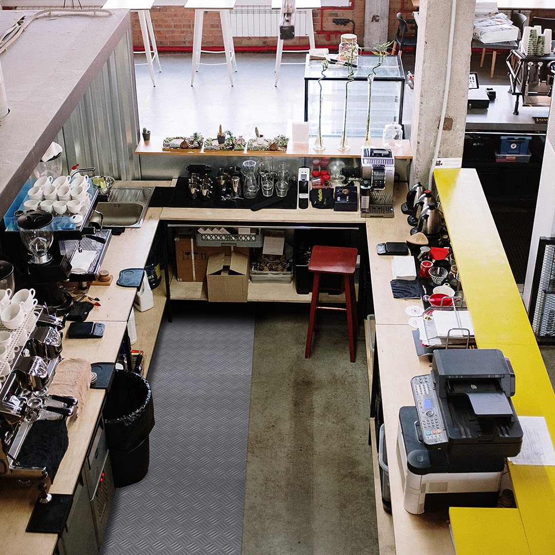 Olivo.shop Suelos aislantes de caucho, moqueta para industria en varios modelos y medidas, efecto laminado