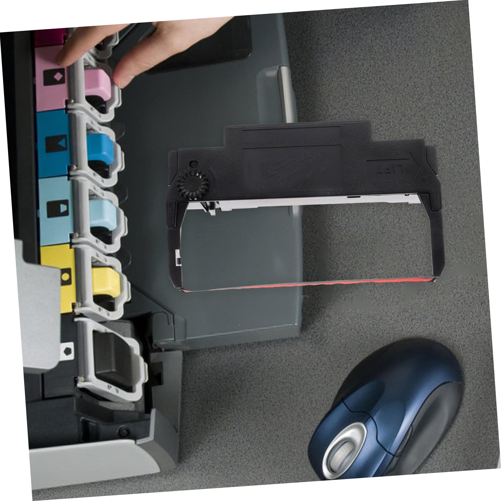 Sewroro Lot de 5 Boîtes à Ruban Erc30/38/34 Noir Rouge Compatible Porte-ruban Imprimante Matricielle Tm-u220 U230 M188b
