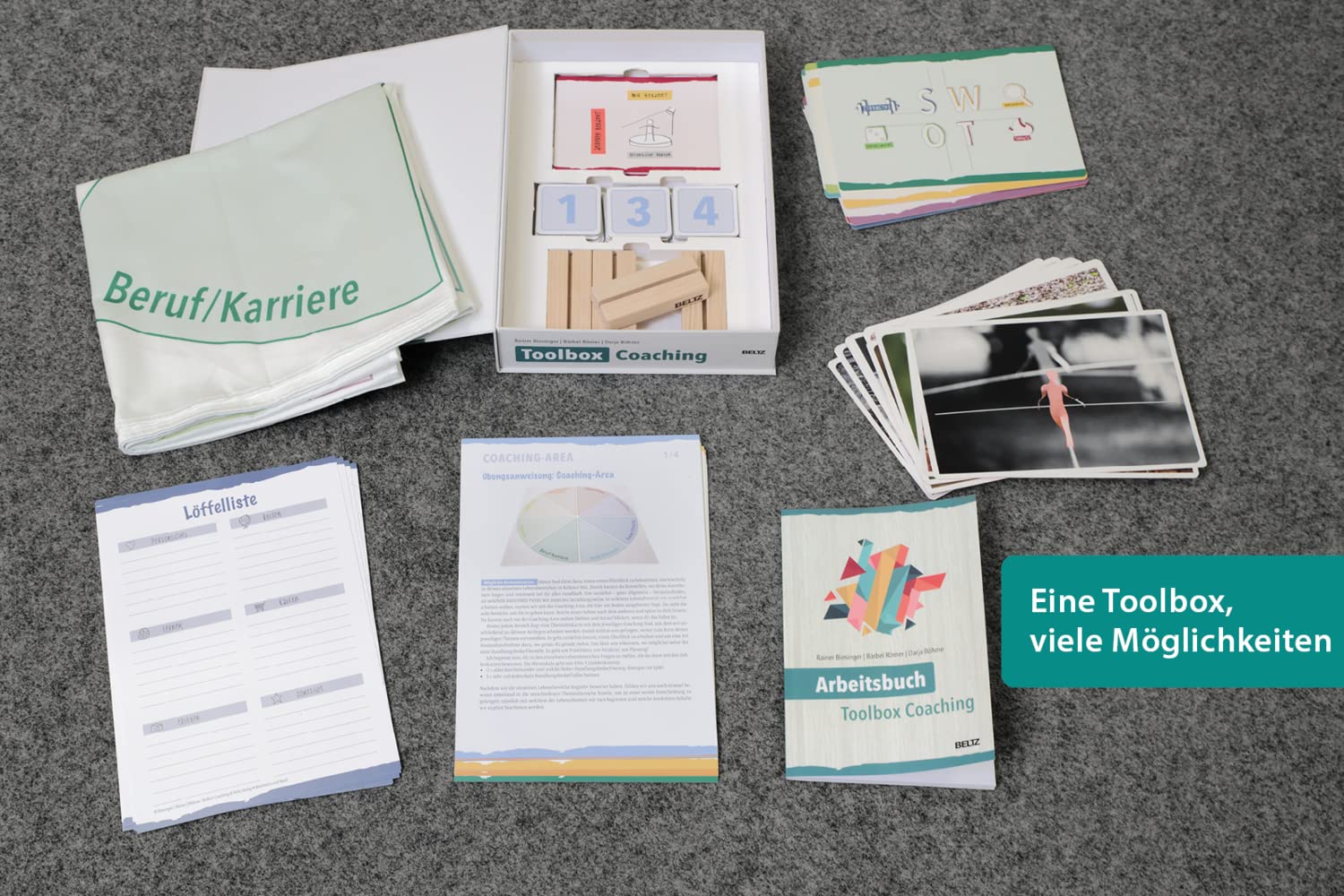 Toolbox Coaching: 10 Methoden mit Materialien, Arbeitsbuch und Online-Materialien