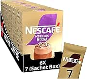 NESCAFÉ MOCHA Double Choco Instant Coffee Sachets x7 (Pack of 6, Total 42 Sachets)