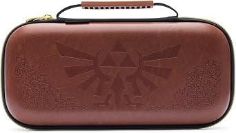 PowerA Protection Case for Nintendo Switch 2 - Zelda, Officially Licensed, Protective Storage, Holds up to 9 Game Cards and 2 microSD Express Cards, Integrated Play Stand