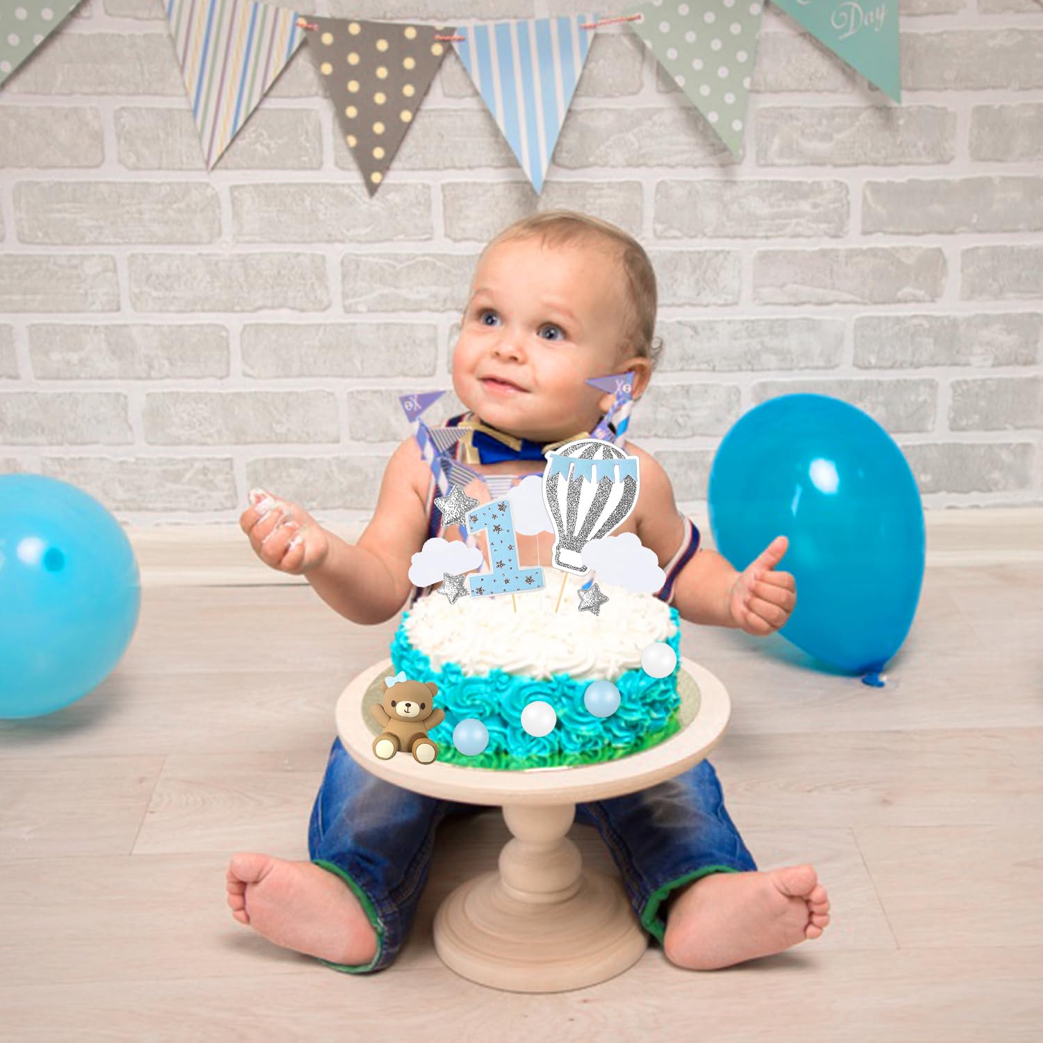 Pirese Teddy Bear Birthday Decorations, Beary First Birthday Decorations, Bear Party