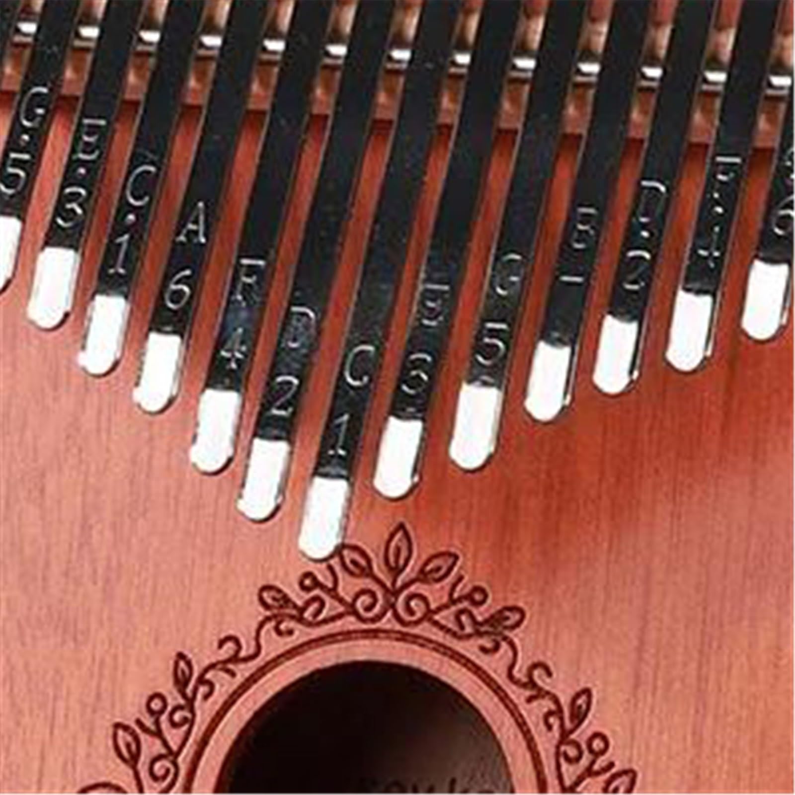 Kalimba portátil Adultos Kalimba Caoba | La kalimba tiene un tamaño muy compacto.(21 key brown)