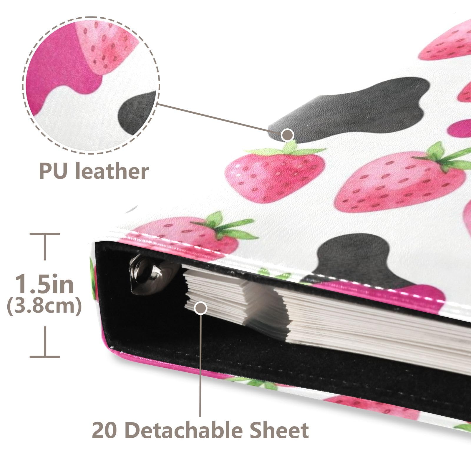 Album de scrapbooking en cuir pour ajouter ou retirer librement les pages intérieures