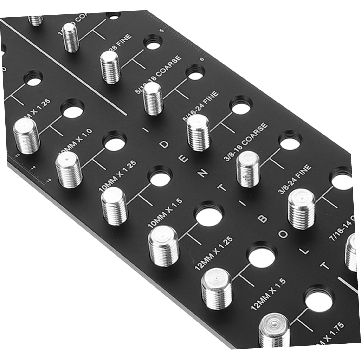 Thread Gauge and Nut Checker Tool Screw Identifier Metric and Standard for Accurate Measurement Mechanical Assembly and Maintenance