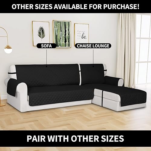 Miniatura 677 de Easy-Going - Funda reversible para sofá, resistente al agua, con varillas de espuma y correas elásticas, protector de muebles para mascotas y perros