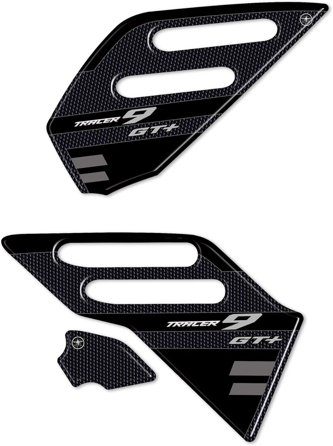 labelbike - 3D Stickers Motorcycle Door Sill Protection and Decoration in Resin Compatible with Yamaha Tracer 9 GT+