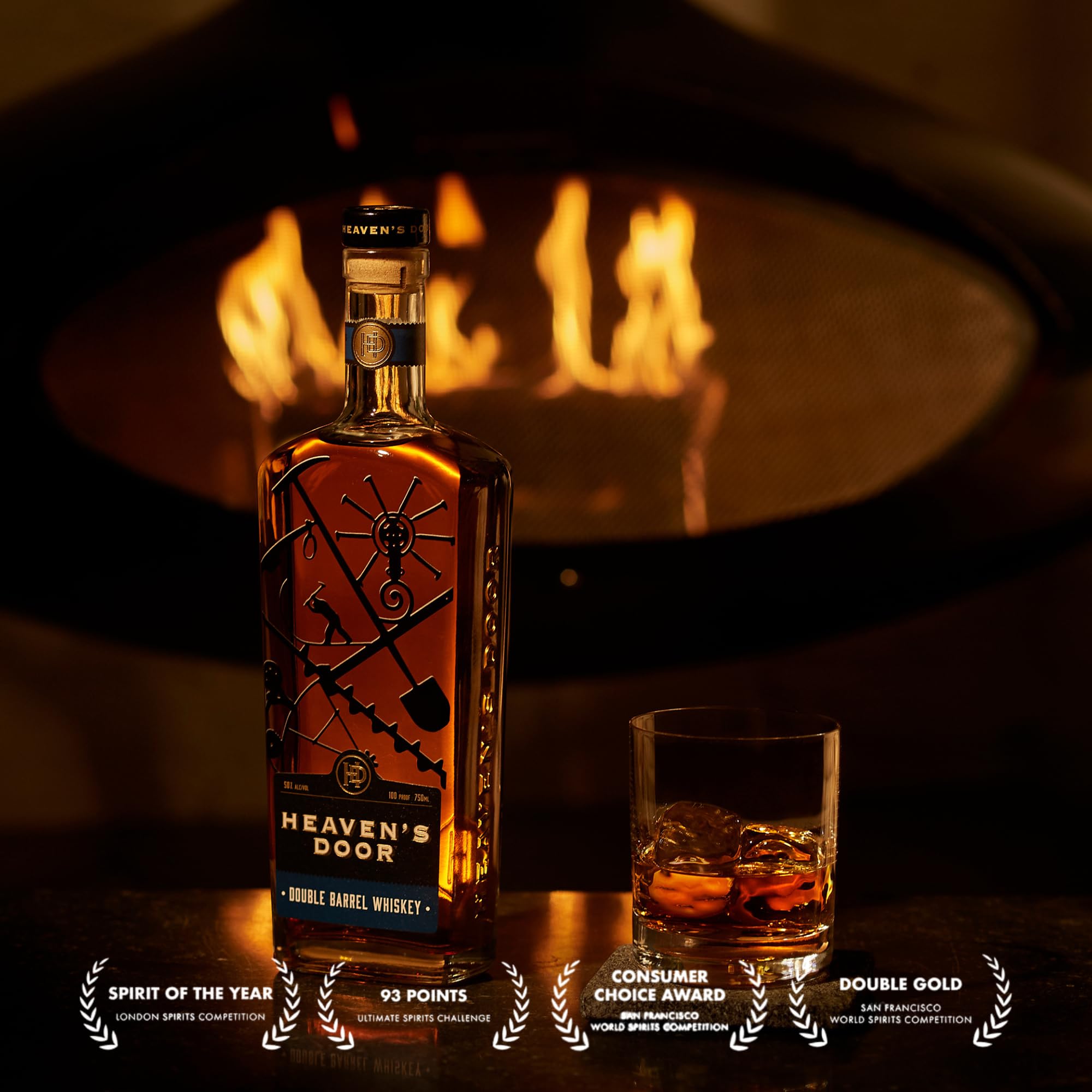 Heaven's Door DOUBLE BARREL WHISKEY 50% Vol. 0,7l