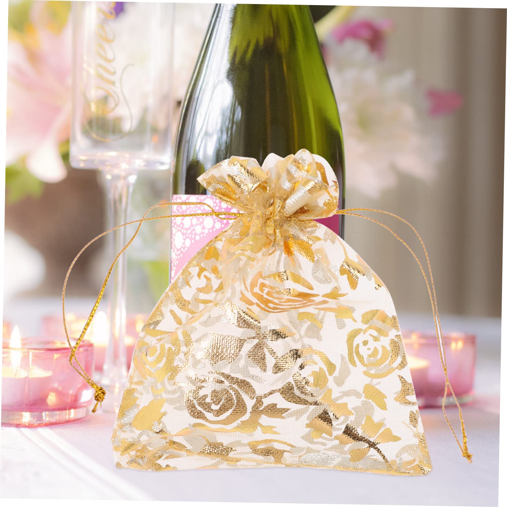 Healeved 300stücke Organza Geschenktüten Mit Kordelzug Elegante Hochzeits Und Schmuckbeutel Für Süßigkeiten Und Kleine Für Feiern Und Anlässe