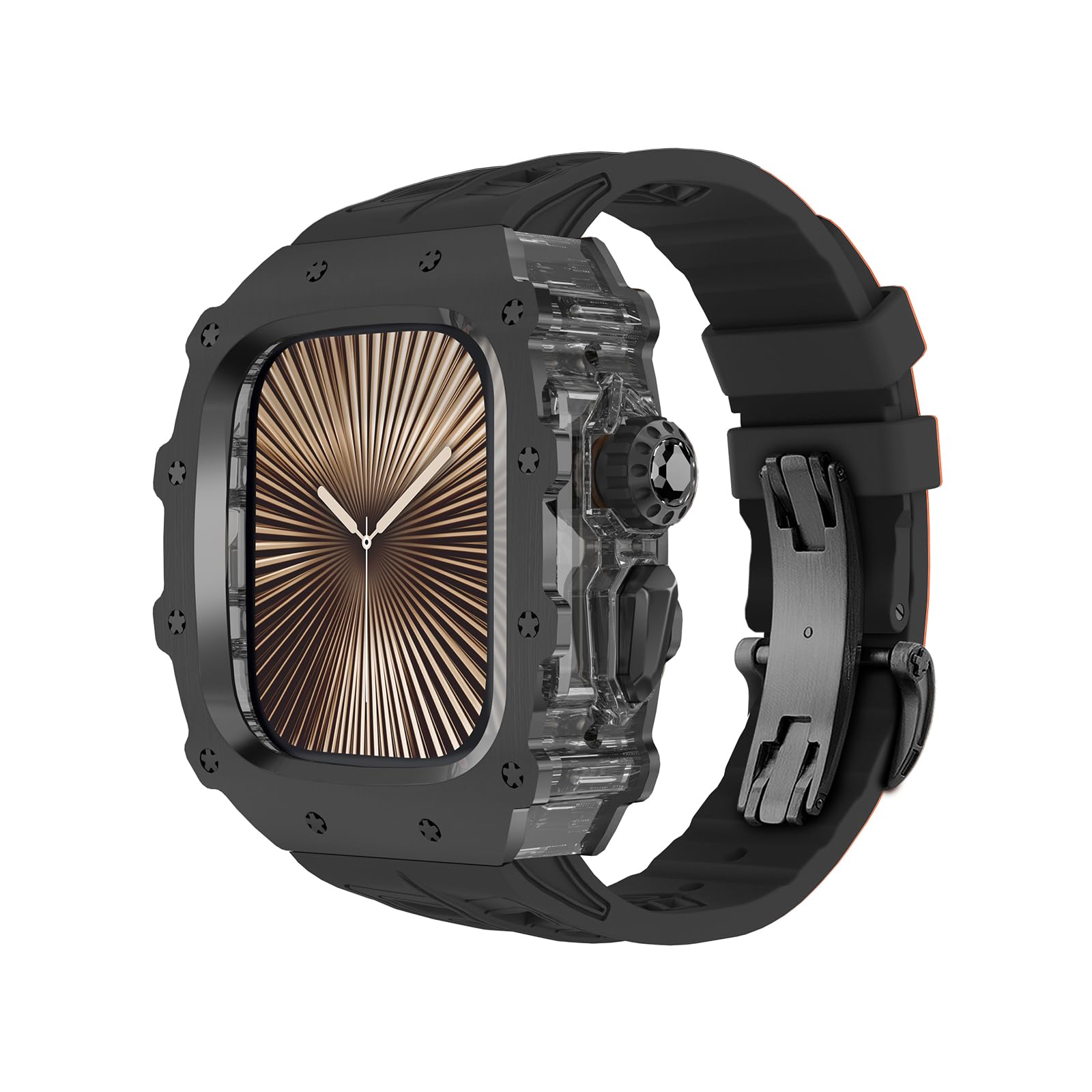 Amazon.com: Luxury Apple Watch 46mm Case 316L Stainless Steel with