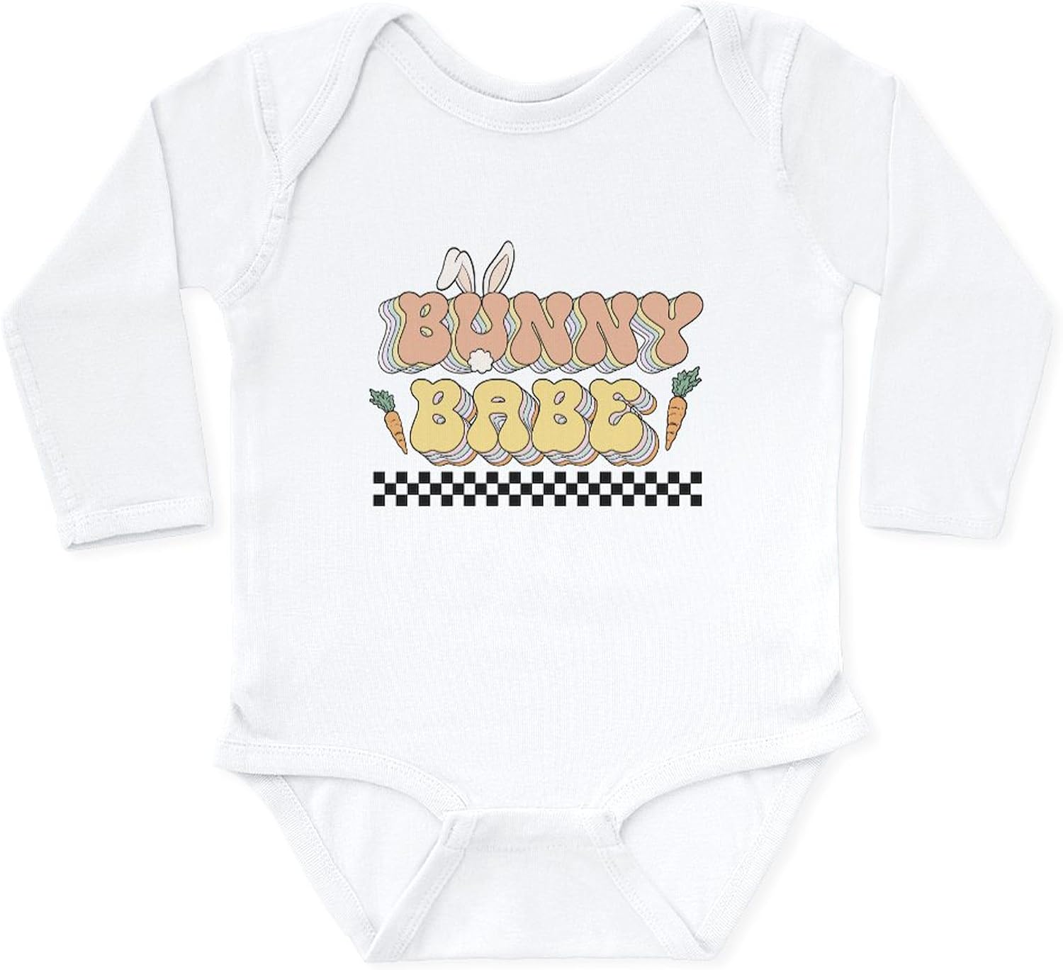 CafePress Easter Bunny Babe Body Suit Cute Long Sleeve Infant Baby Bodysuit Romper