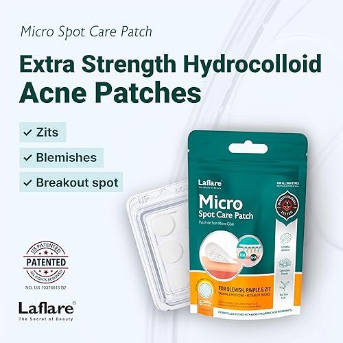 Miniatura 4 de Parche para el cuidado de micropuntos, parche de espinillas para acné de Microdart autodisolvible para acné y acné  Orientación puntual para ciegos,