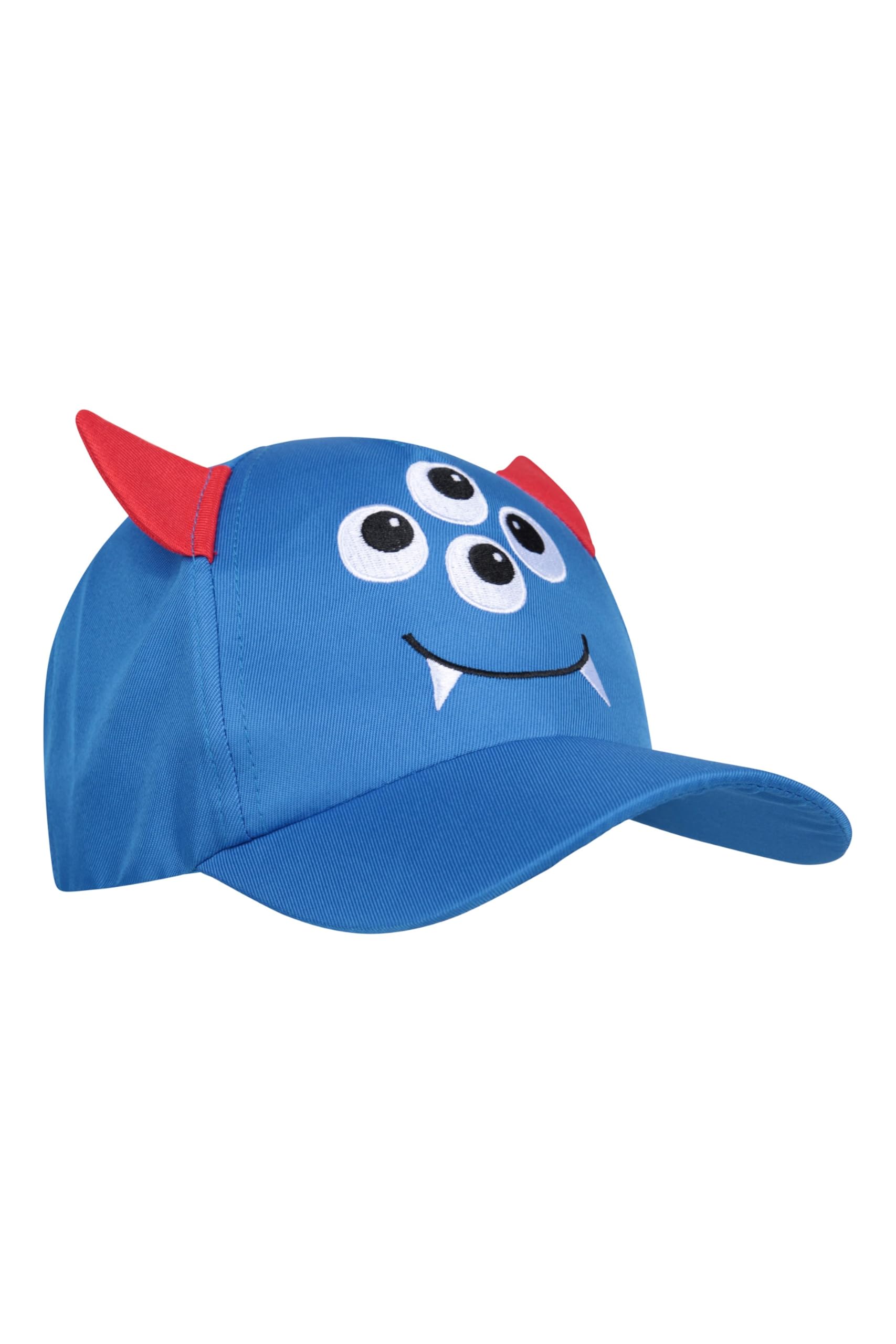 Mountain Warehouse Blue Toothy Monster Kids Baseball Cap S