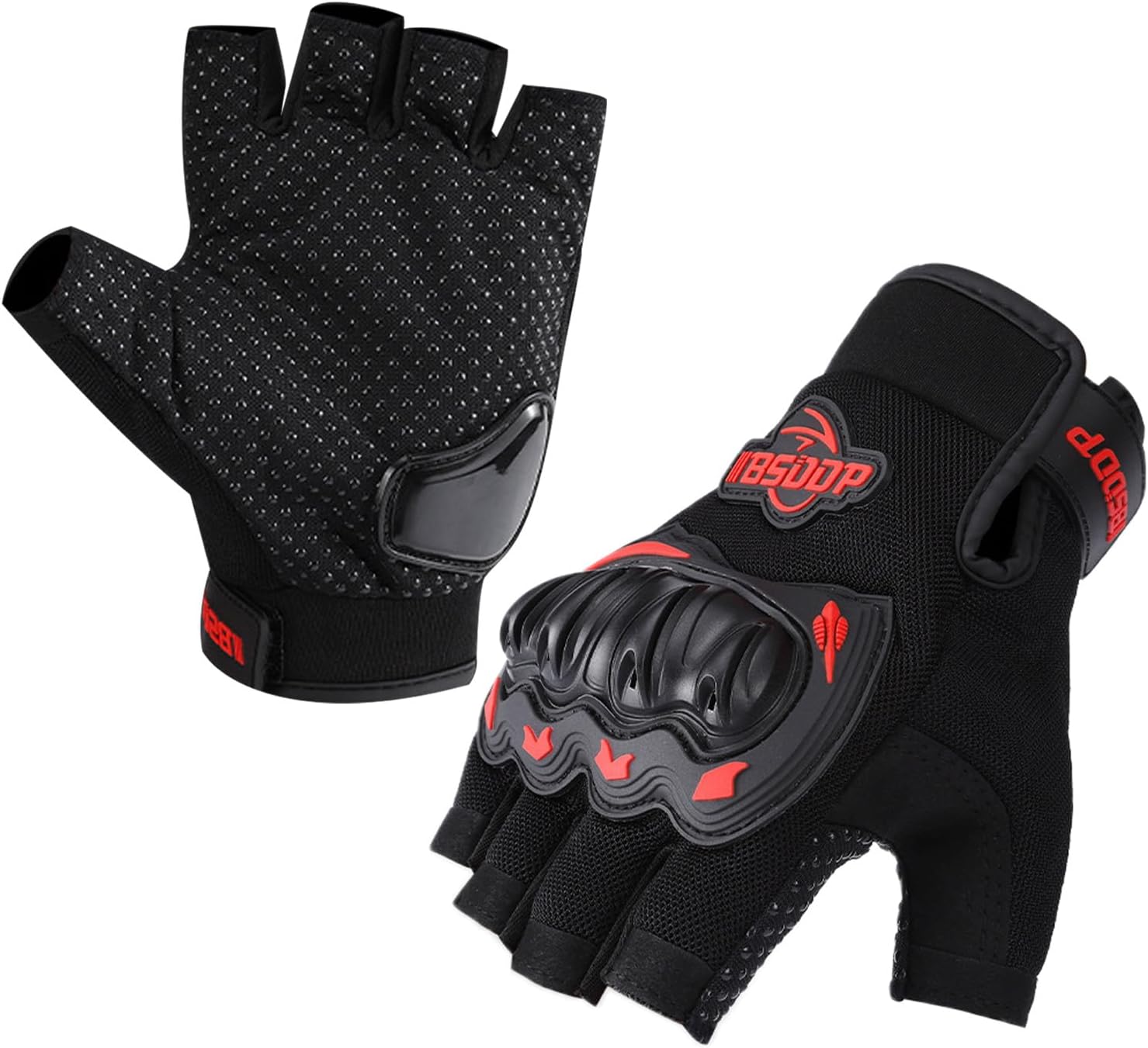 Open Fingered Gloves with Drop Pad Breathable Anti-Slip motorcycle Racing Safety Outdoor Gloves for Men and Women Open Fingered Gloves with Drop Pad Breathable Anti-Slip motorcycle Racing Safety Outdoor Gloves for Men and Women