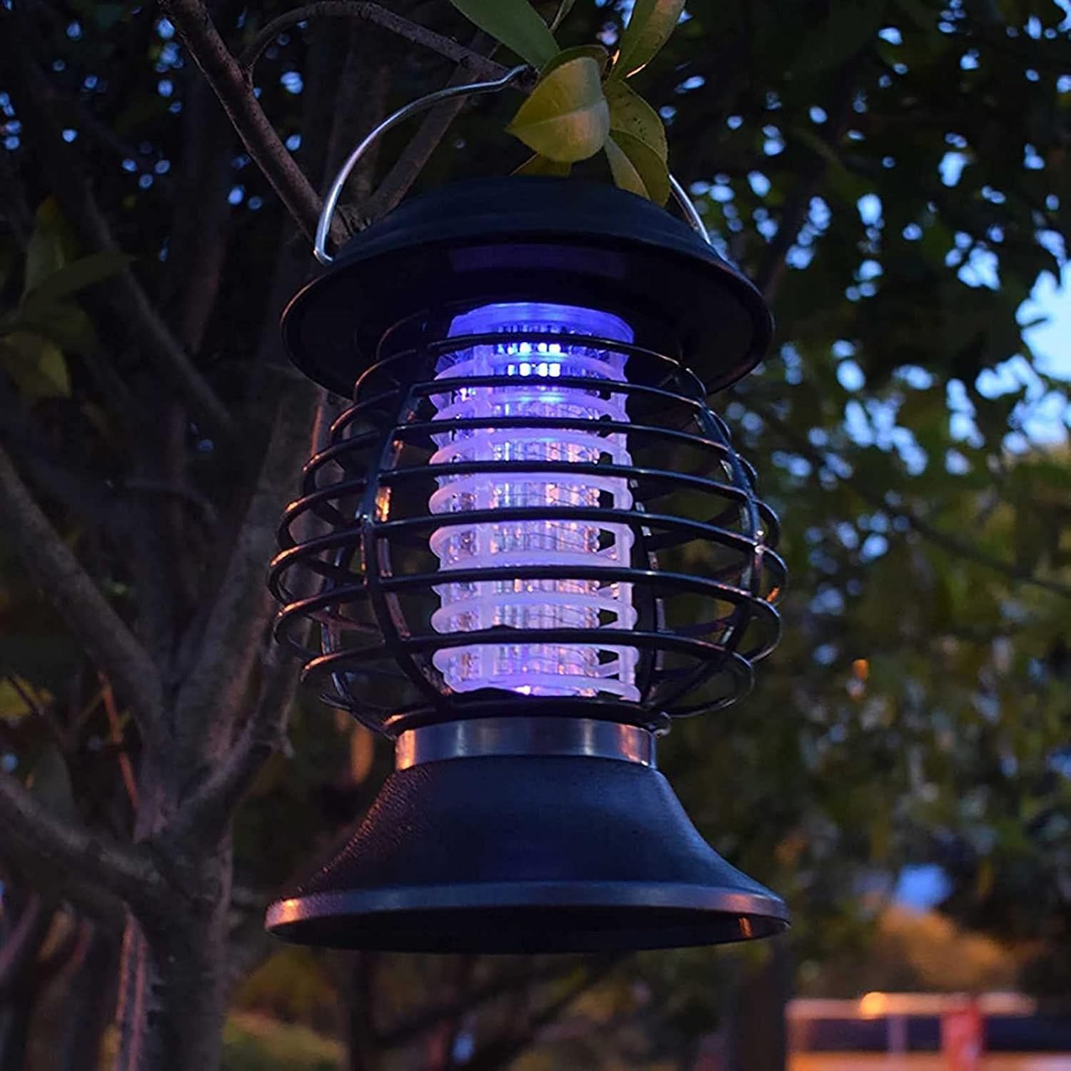 VENEZIANA Super Bright Solar Lights, Hanging Small Portable Solar Light, Portable Standing Or Hanging for Indoor,Outdoor Waterproof Garden Pendant Light for Home,Kitchen, Backyard